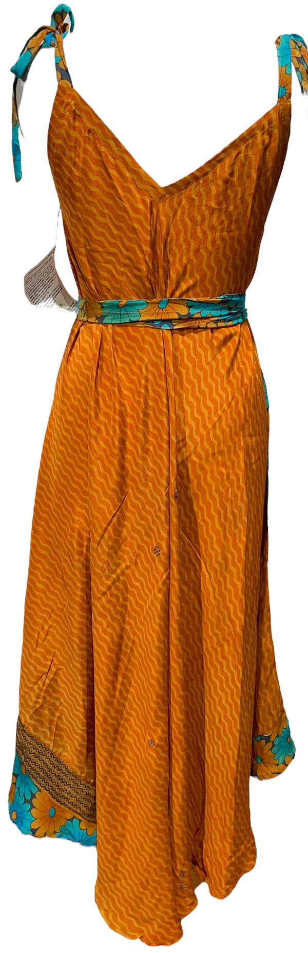 PRC3293 Avatar Pure Silk Maxi Dress with Belt