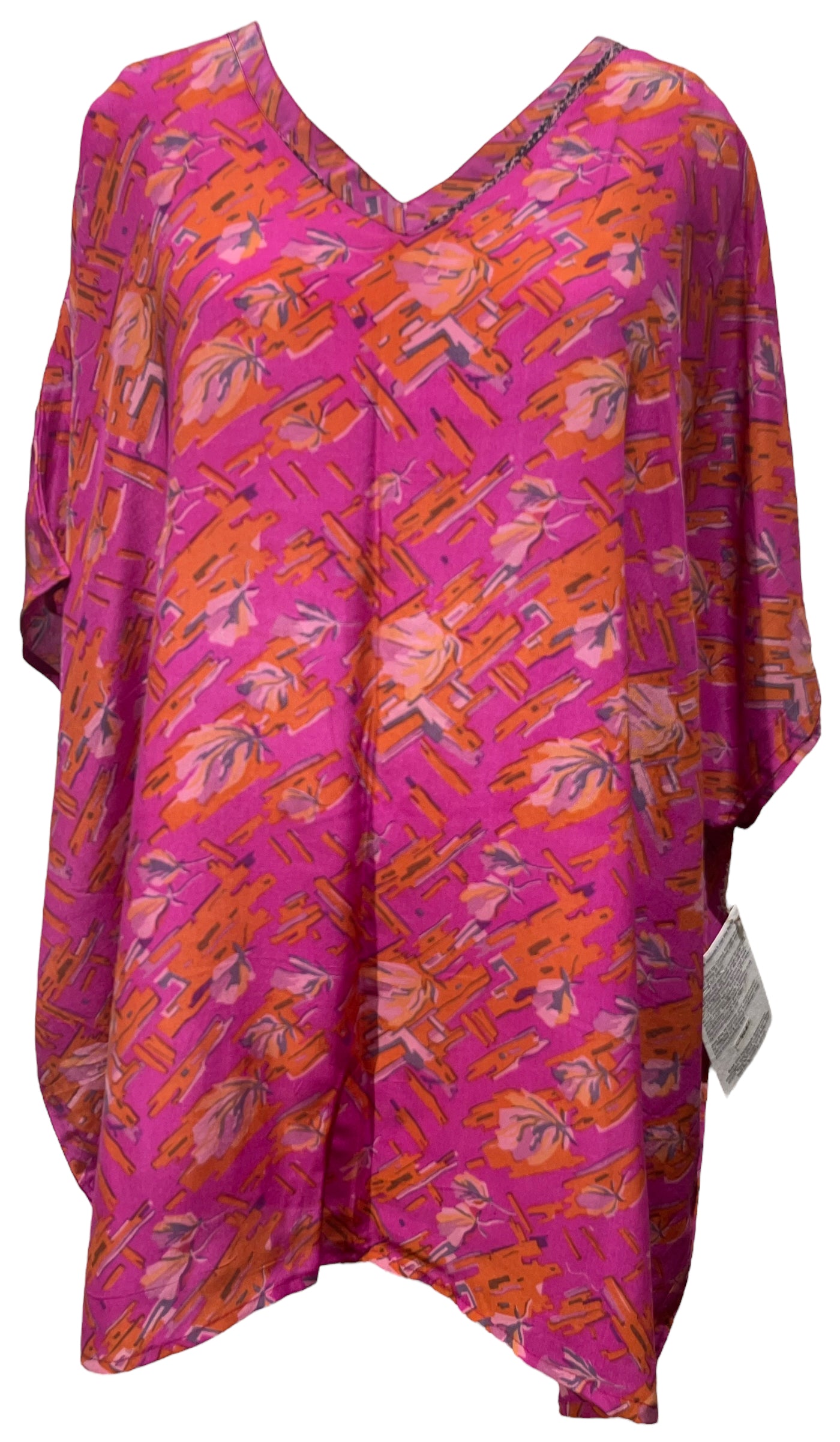 PRC4681 Avatar Pure Silk Short Kaftan Tunic