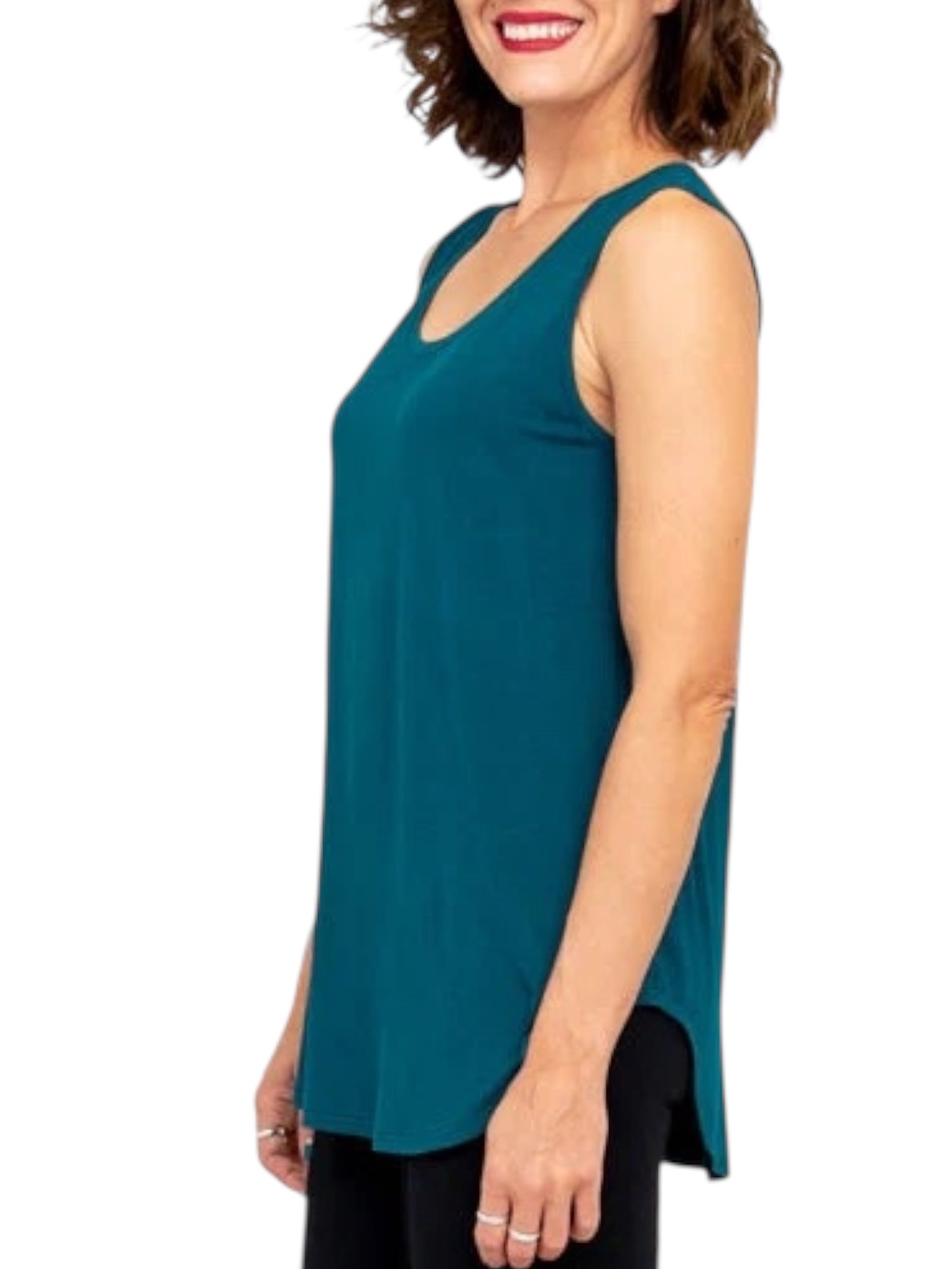 Teal Bamboo Jazz Tank