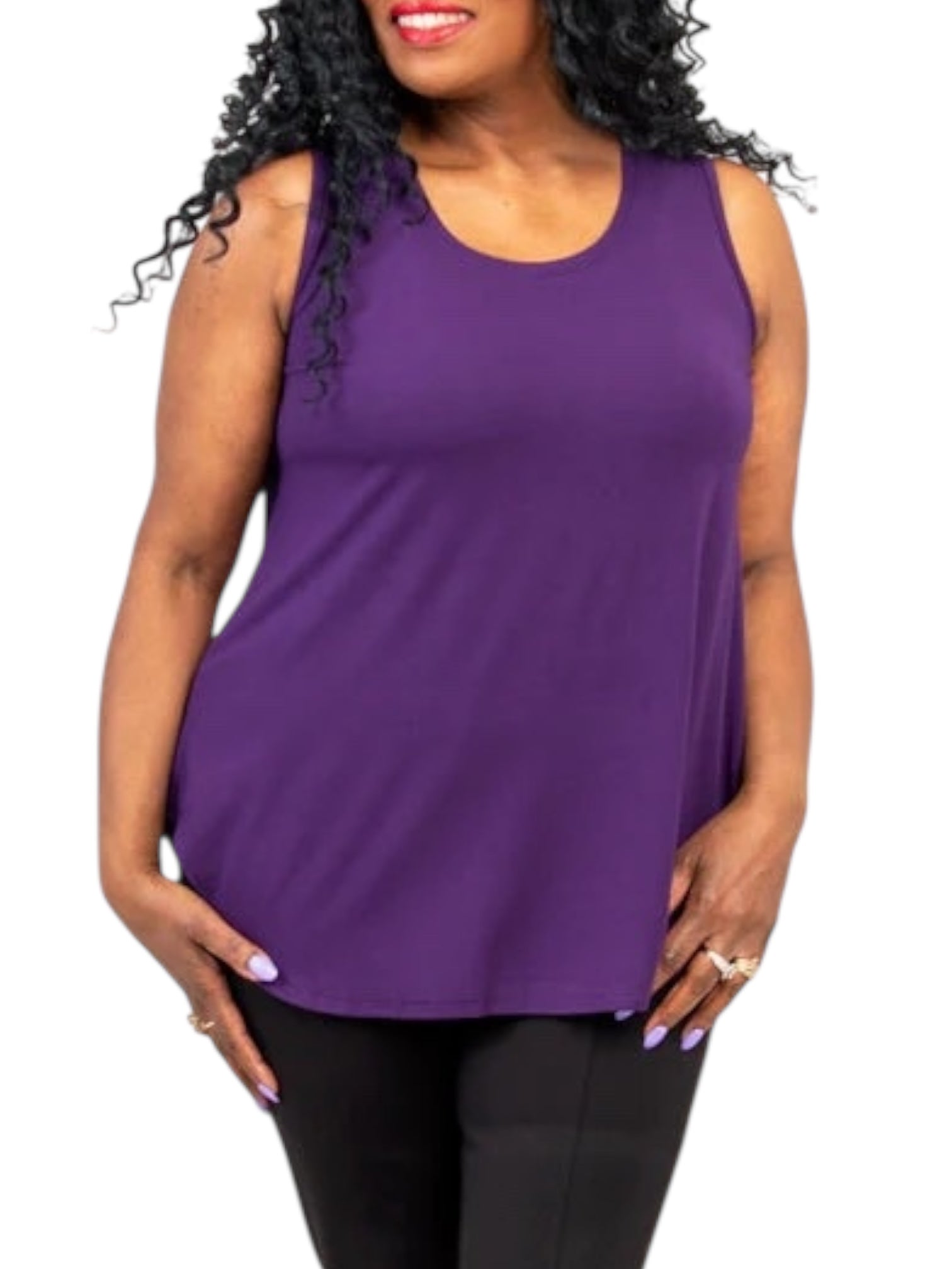 Purple Bamboo Jazz Tank