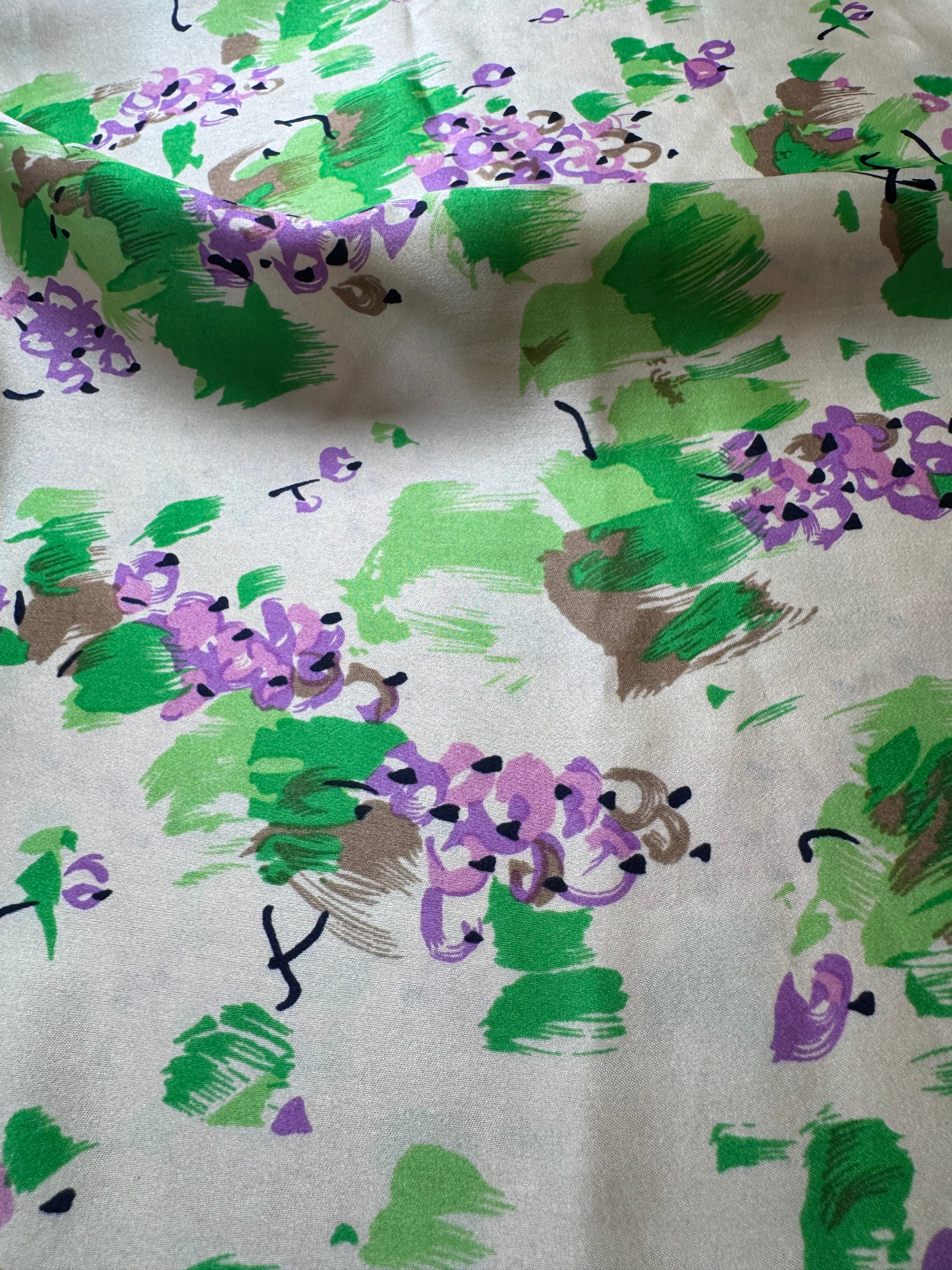 Fields Sky Upcycled Pure Silk Satin Pillowcase