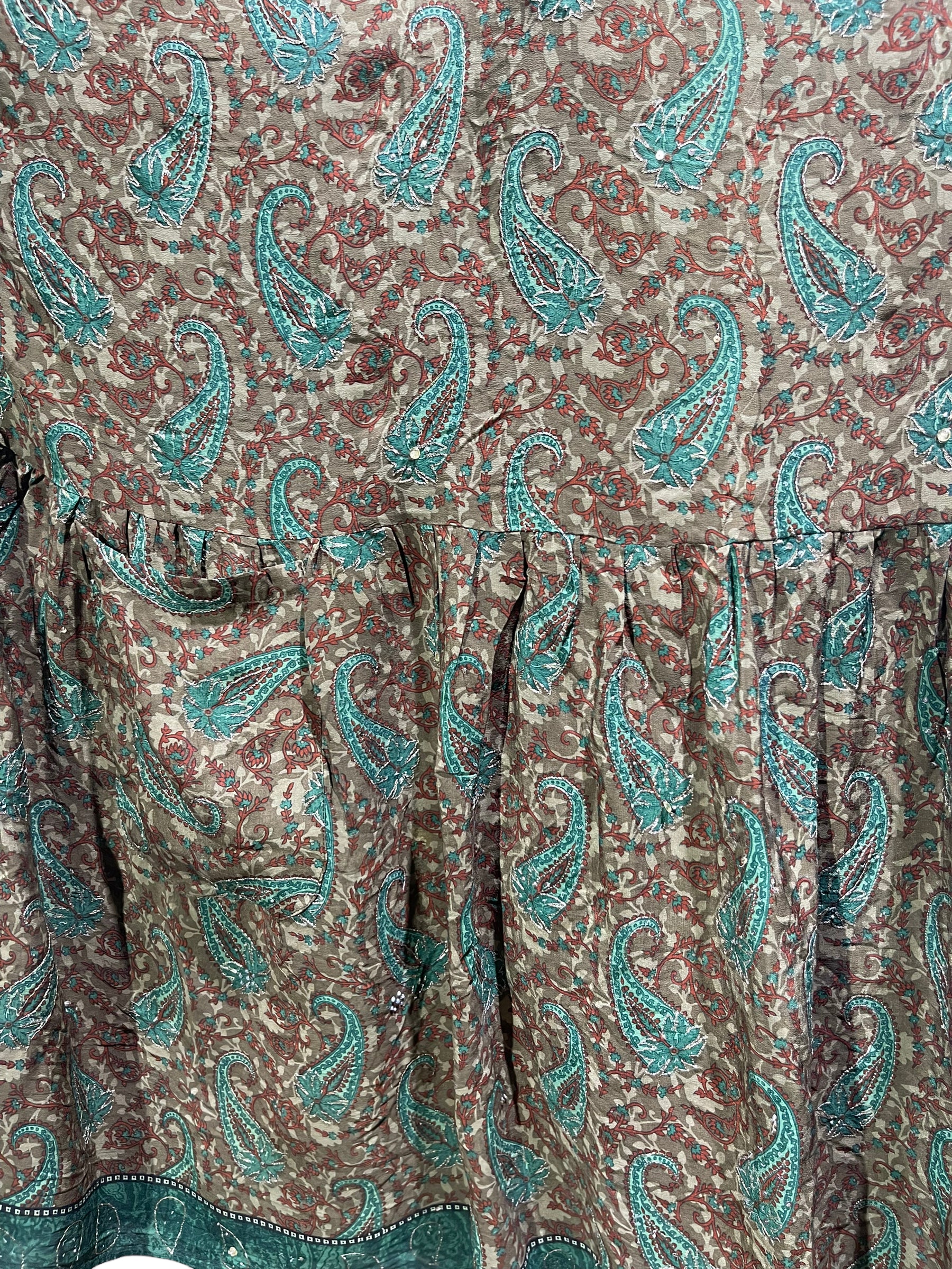 PRC4532 Avatar Pure Silk Boxy Babydoll Dress