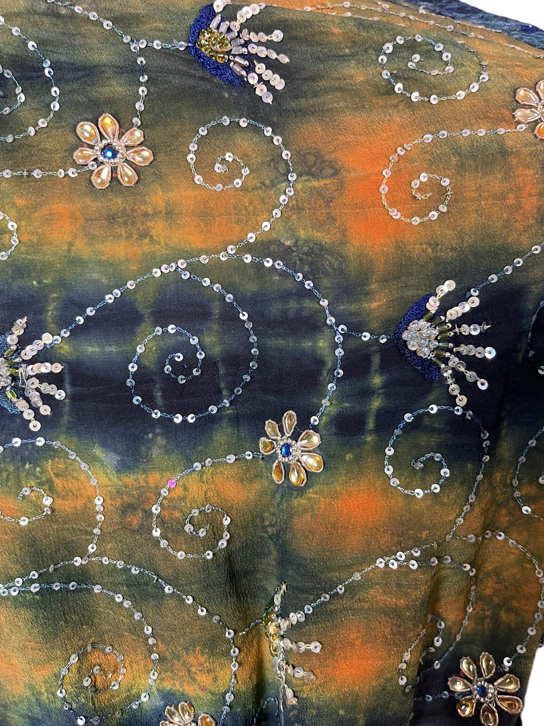 PRC6394 Avatar Pure Silk Maxi Kaftan