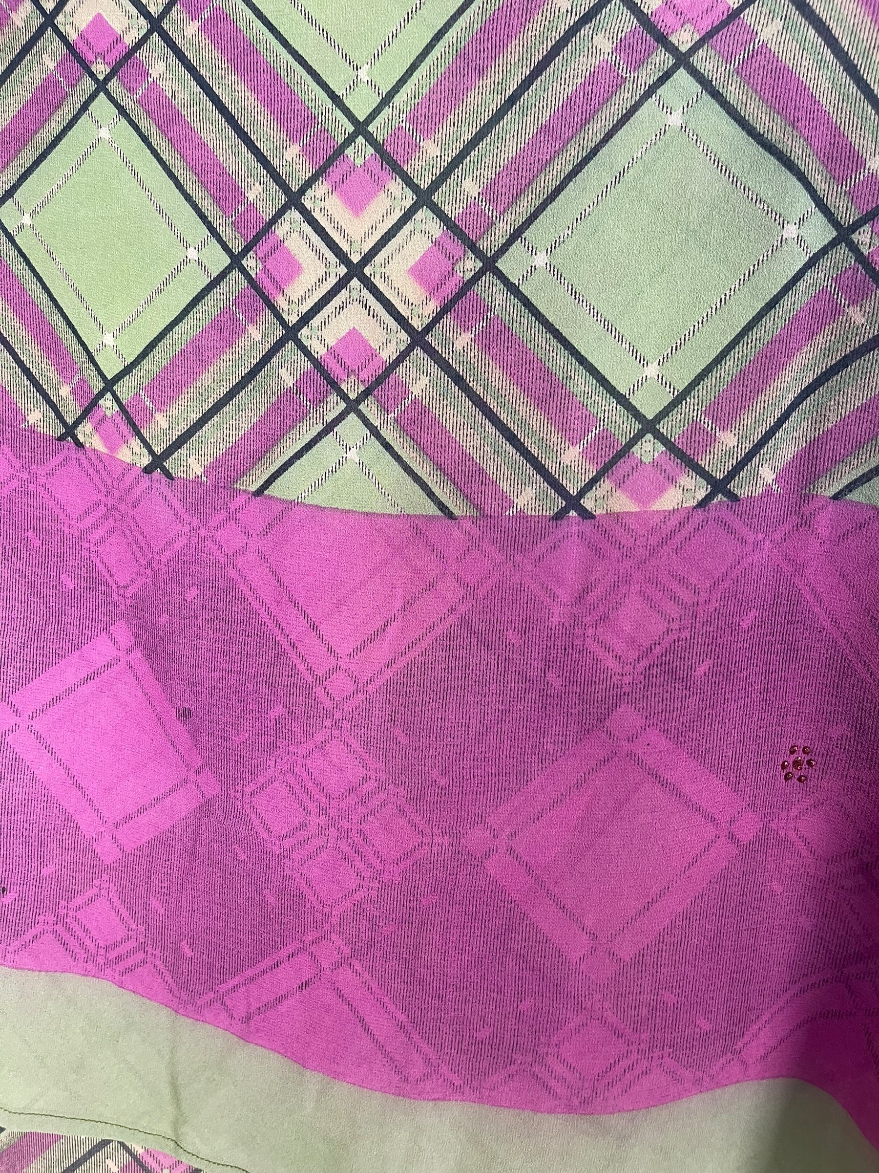 PRG6929 Sheer Wabi Sabi Pure Silk Hi Lo Top