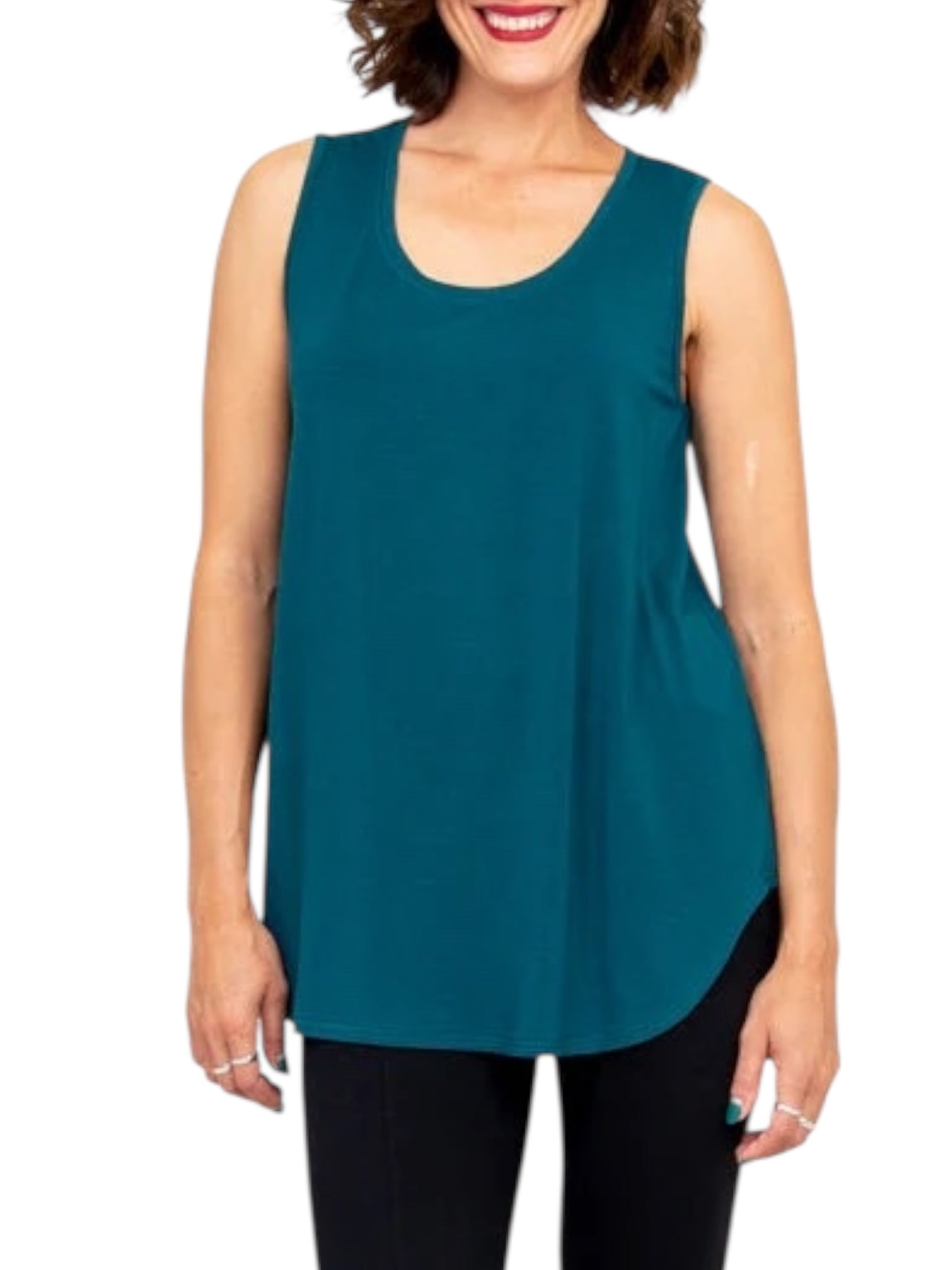 Teal Bamboo Jazz Tank