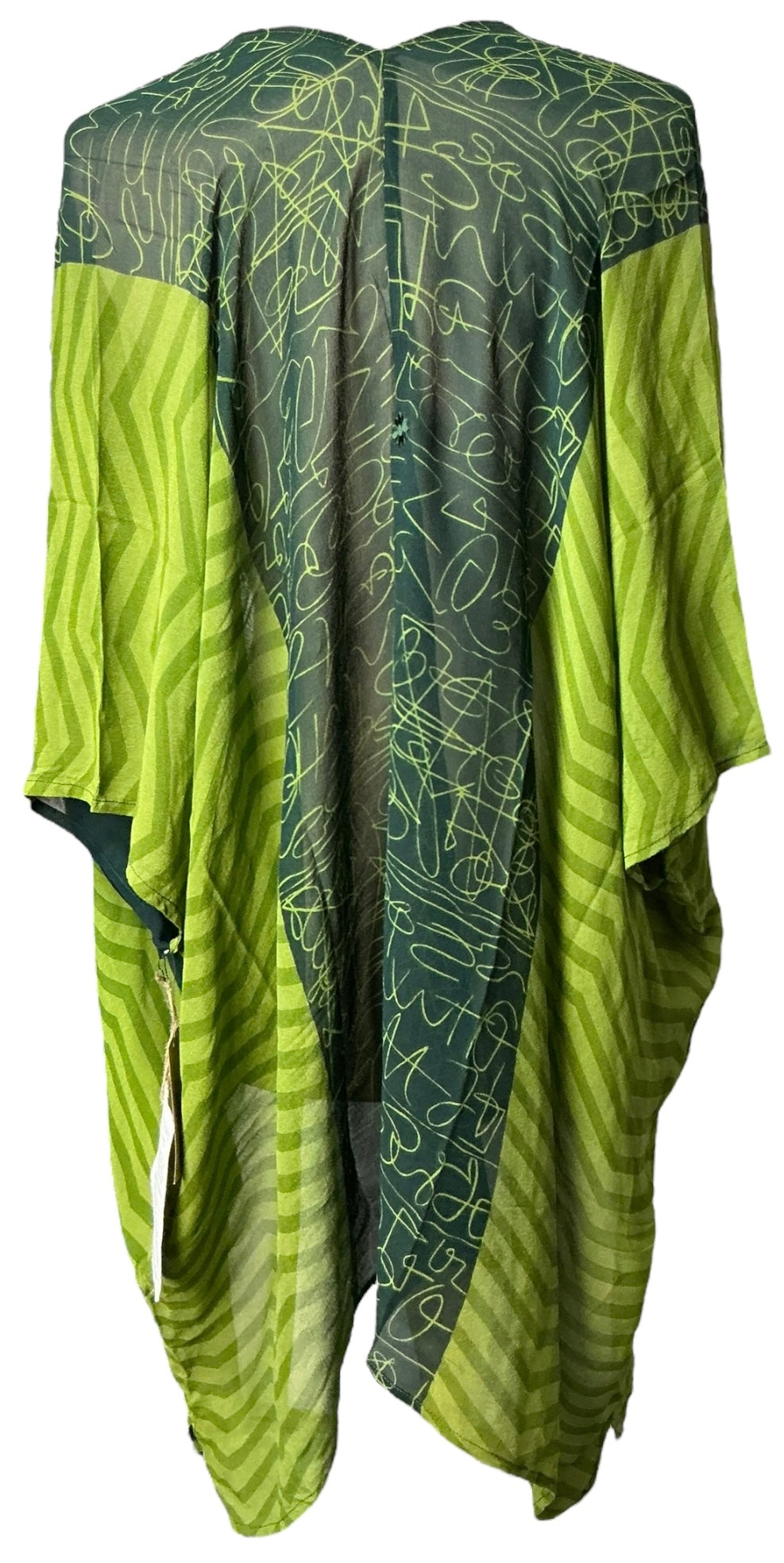 PRG7098 Sheer Wabi Sabi Pure Silk Cardigan