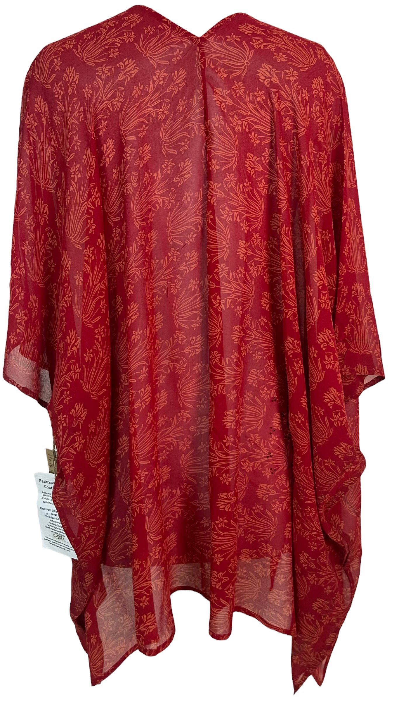 PRG5812 Sheer Wabi Sabi Pure Silk Cardigan