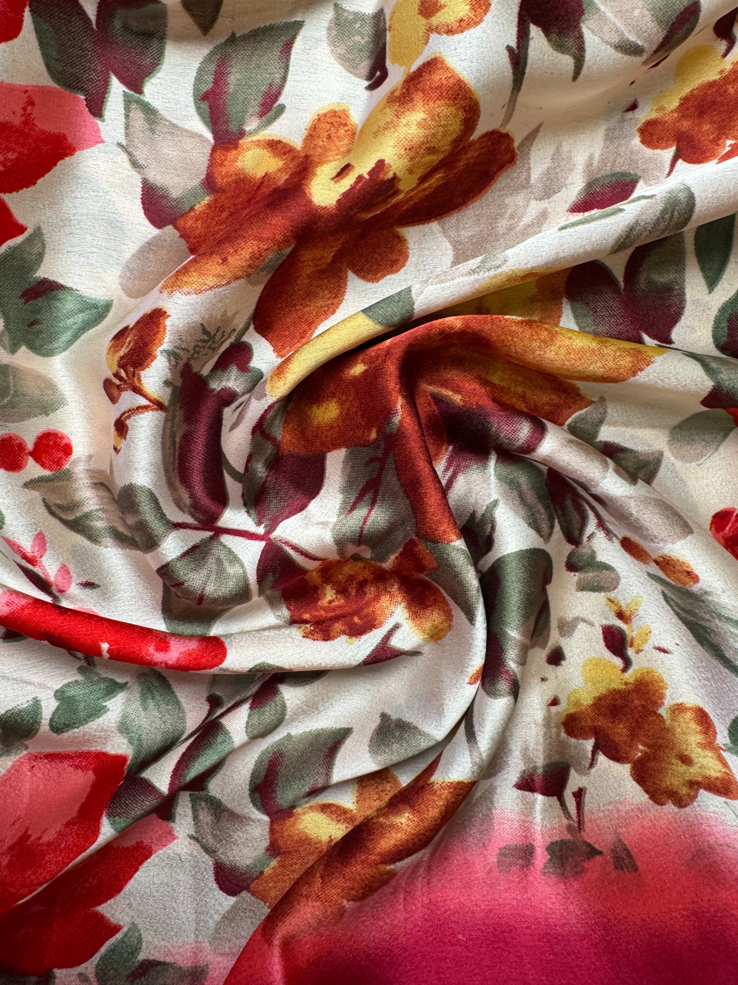 Garden Upcycled Pure Silk Satin Pillowcase