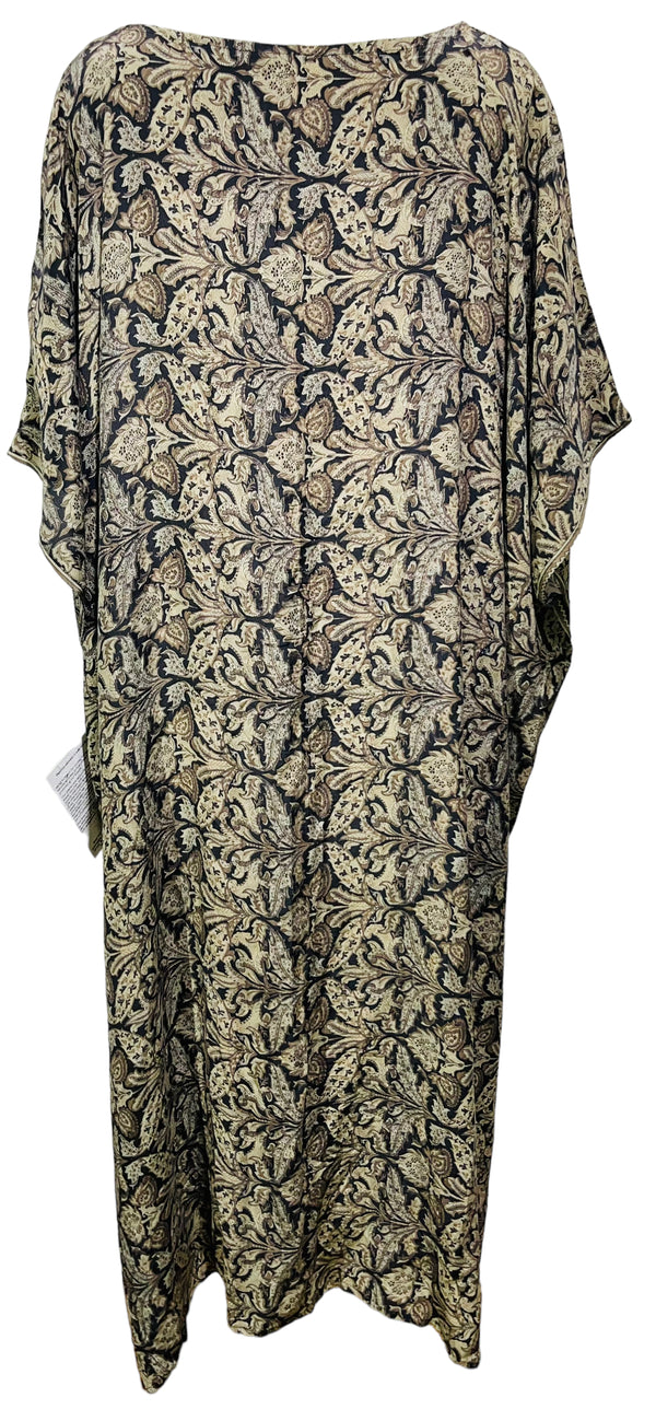 PRC3929 Avatar Pure Silk Maxi Kaftan