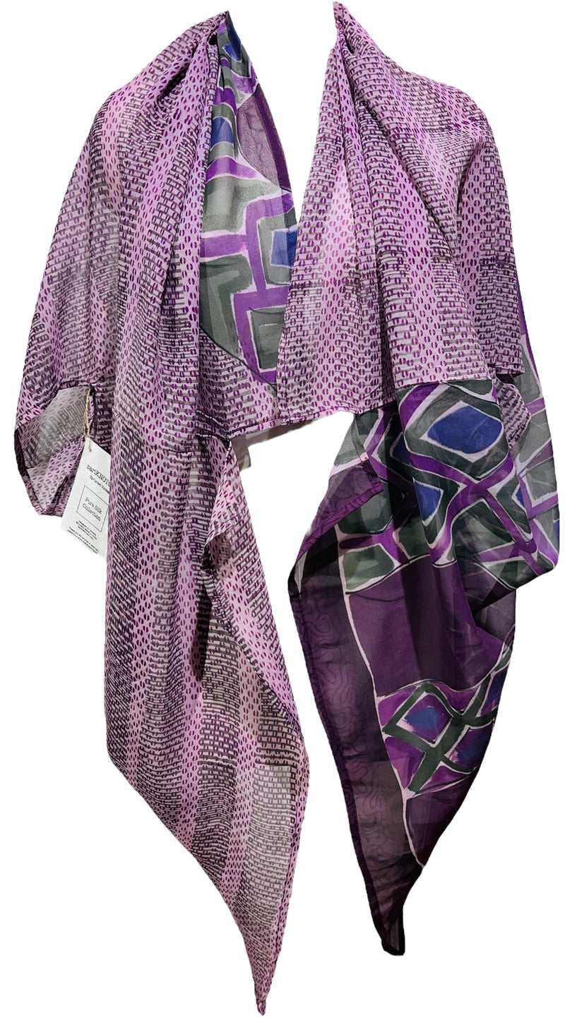PRG3980 Sheer Avatar Pure Silk Cardigan