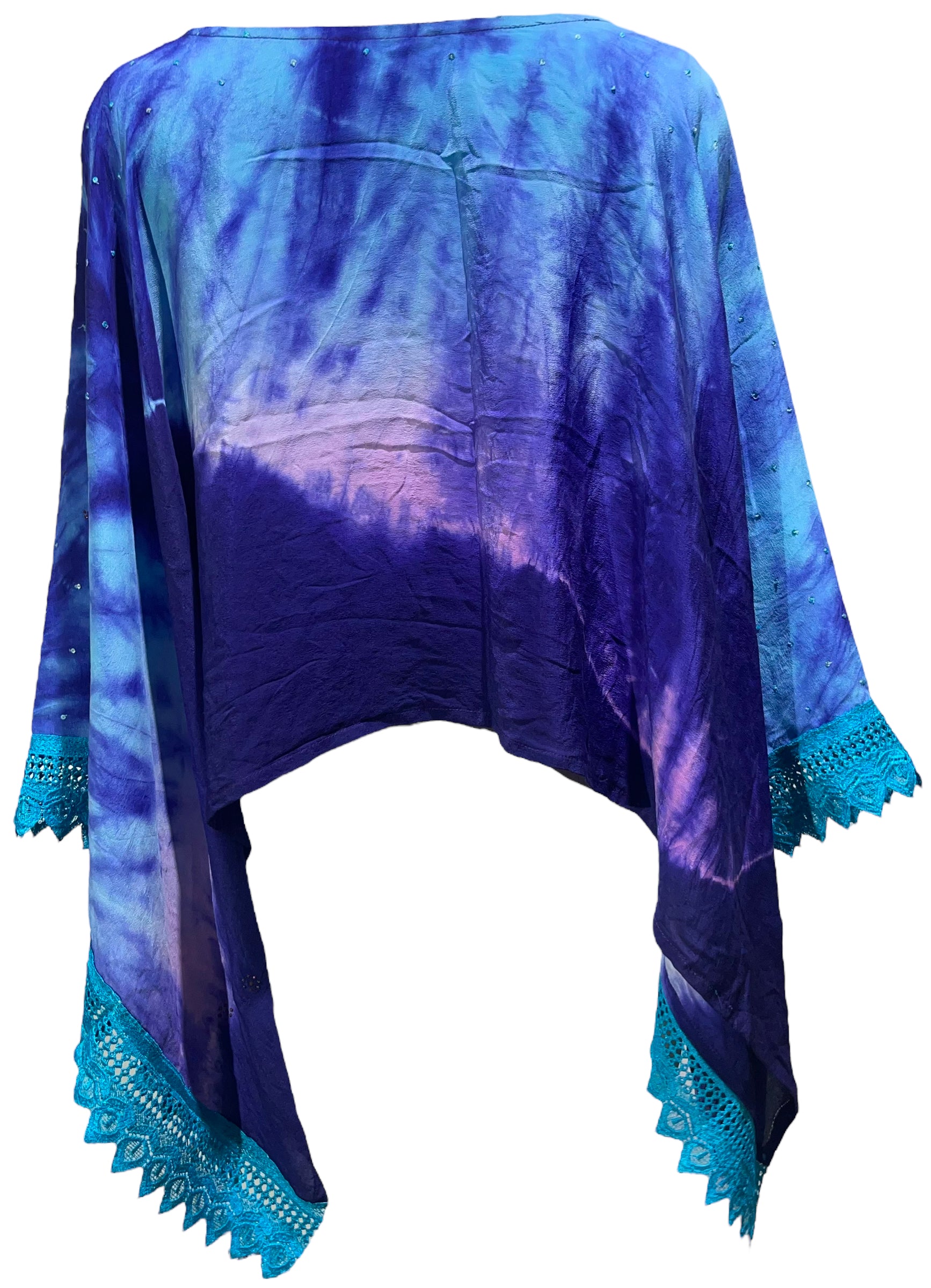 PRC5070 Avatar Pure Silk Capelet Poncho