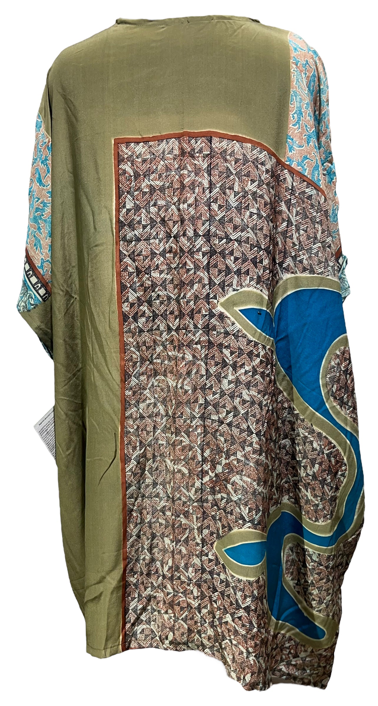 PRC5002 Avatar Pure Silk Midi Length Kaftan