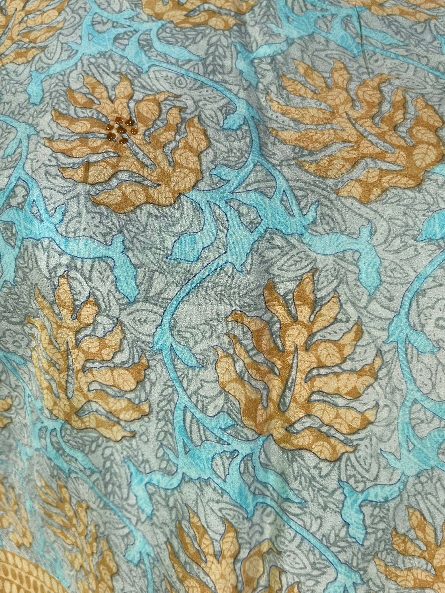 REVOLUTIONHER PRC6536 Avatar Pure Silk Kimono-Sleeved Top