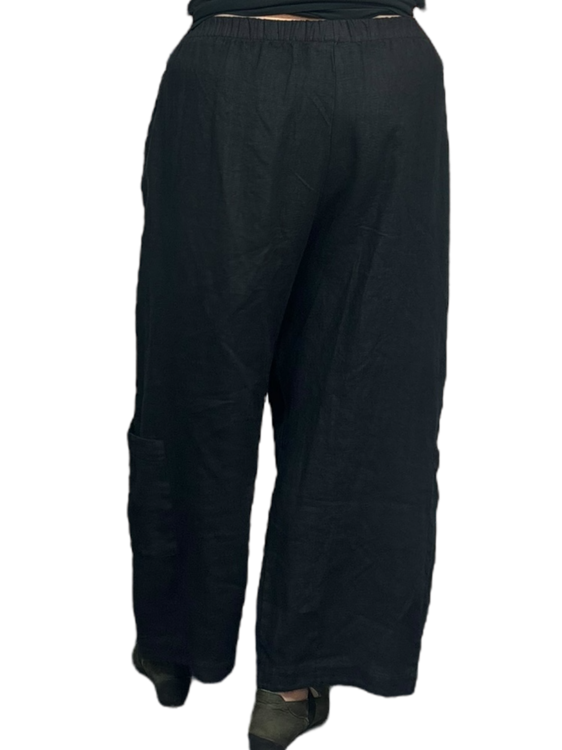 BLACK Bryn Walker HEAVY Linen Casbah Pants