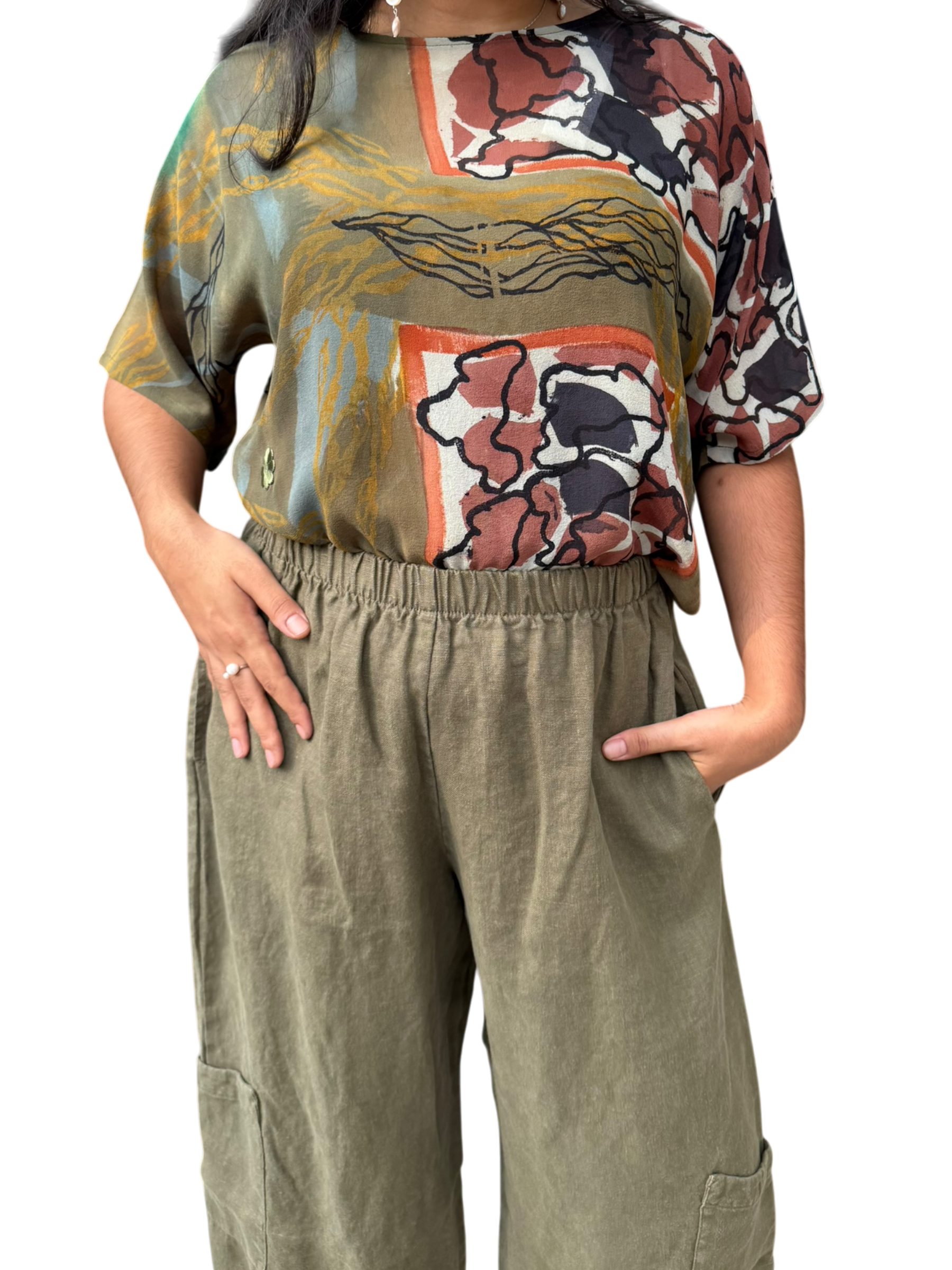 In STOCK JASPER Fall 2026 Bryn Walker Heavy Linen Casbah Pant