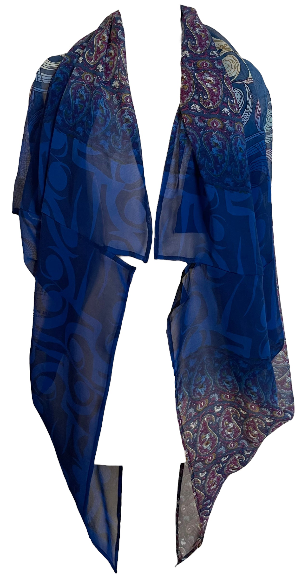 STAFF HOLDS PRG6282 Sheer Wabi Sabi Pure Silk Cardigan