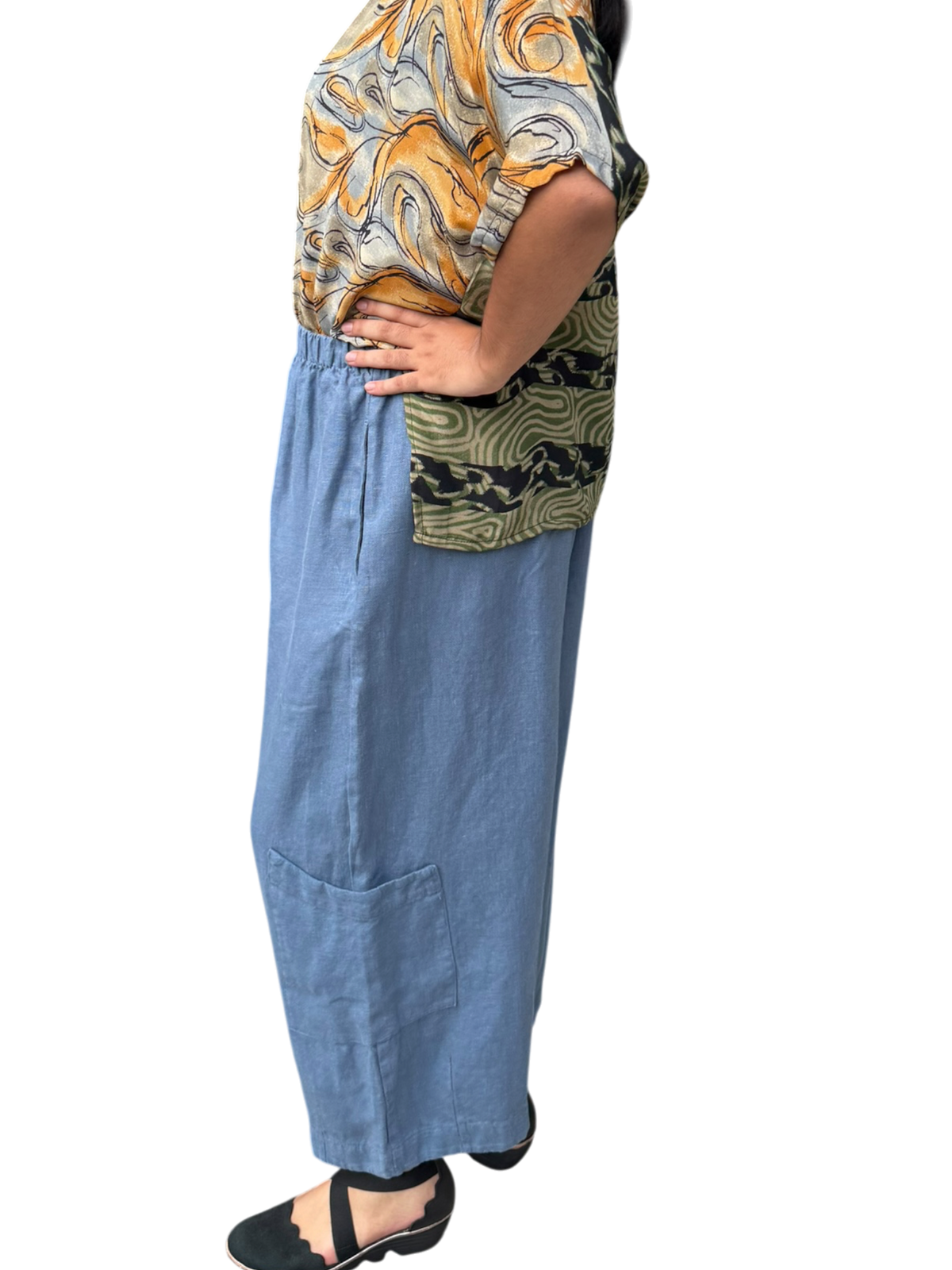 IN STOCK VITZNAU Fall 2026 Bryn Walker Heavy Linen Casbah Pant