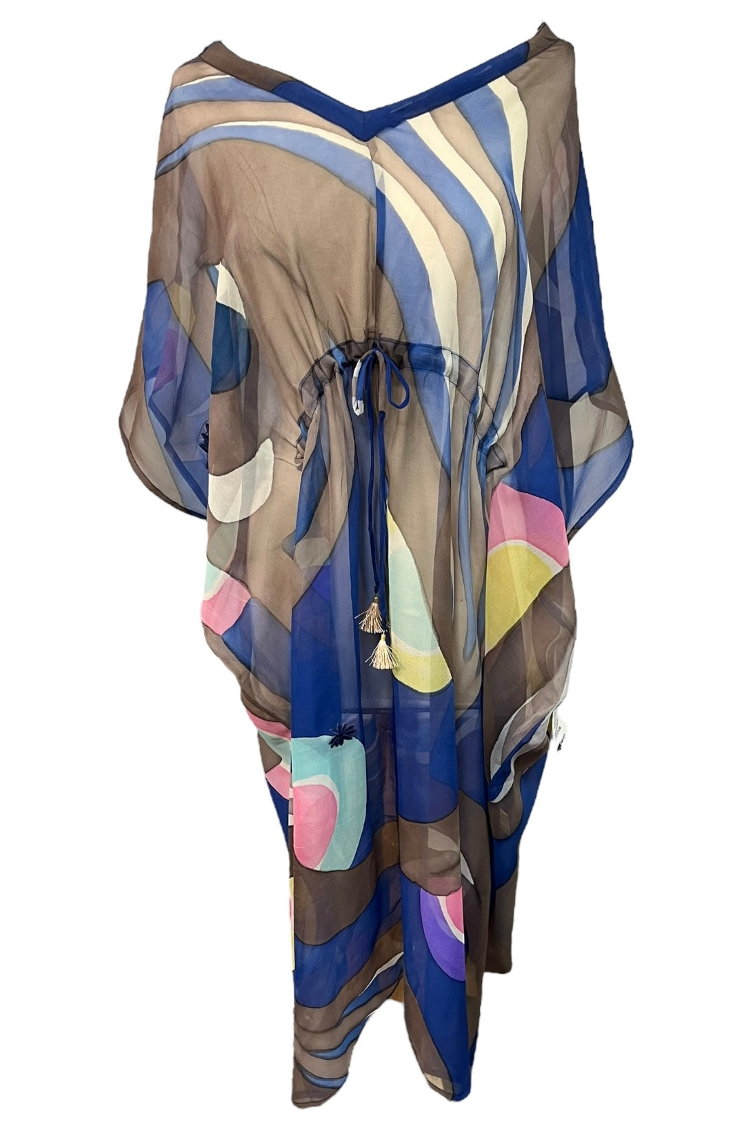 PRG5841 Sheer Avatar Pure Silk Maxi Kaftan