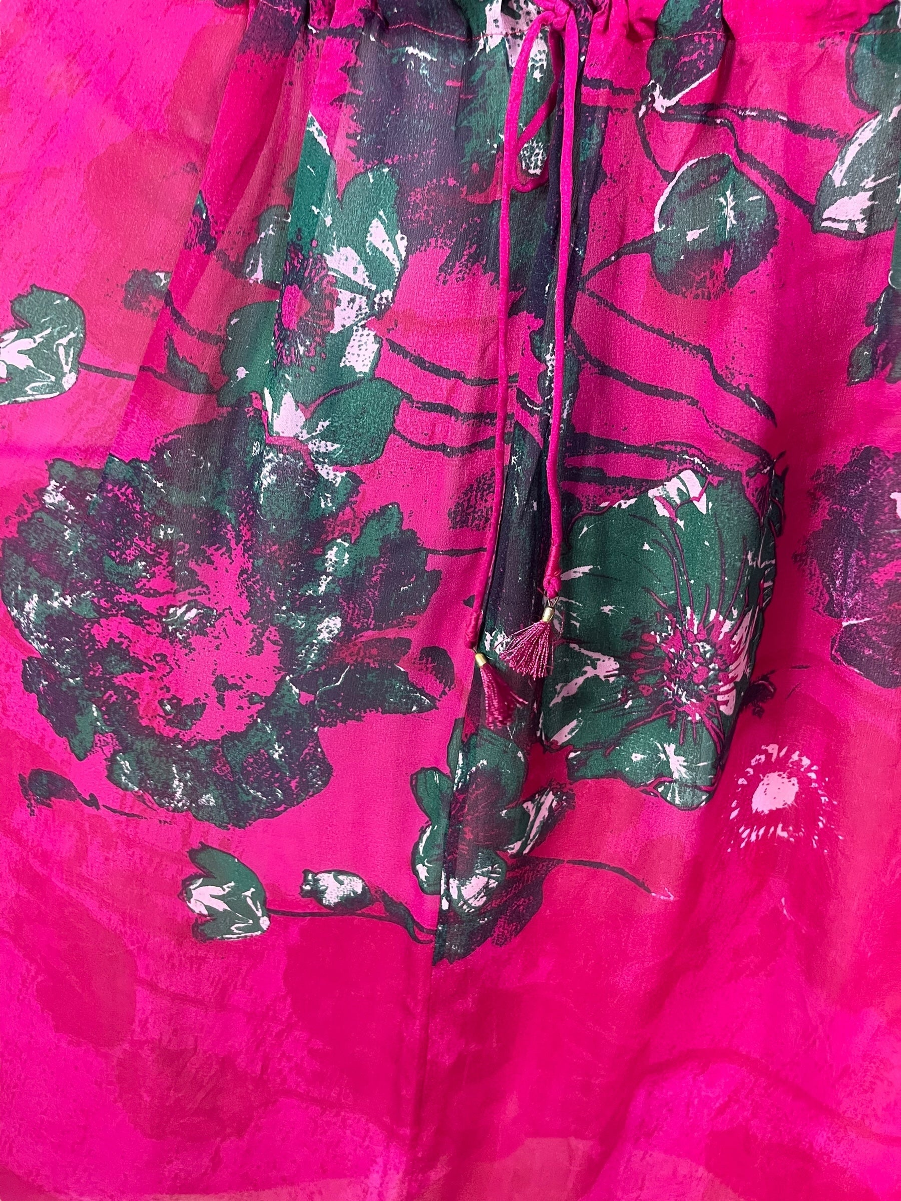 LADY LUCK PRG6790 Sheer Avatar Pure Silk Maxi Kaftan