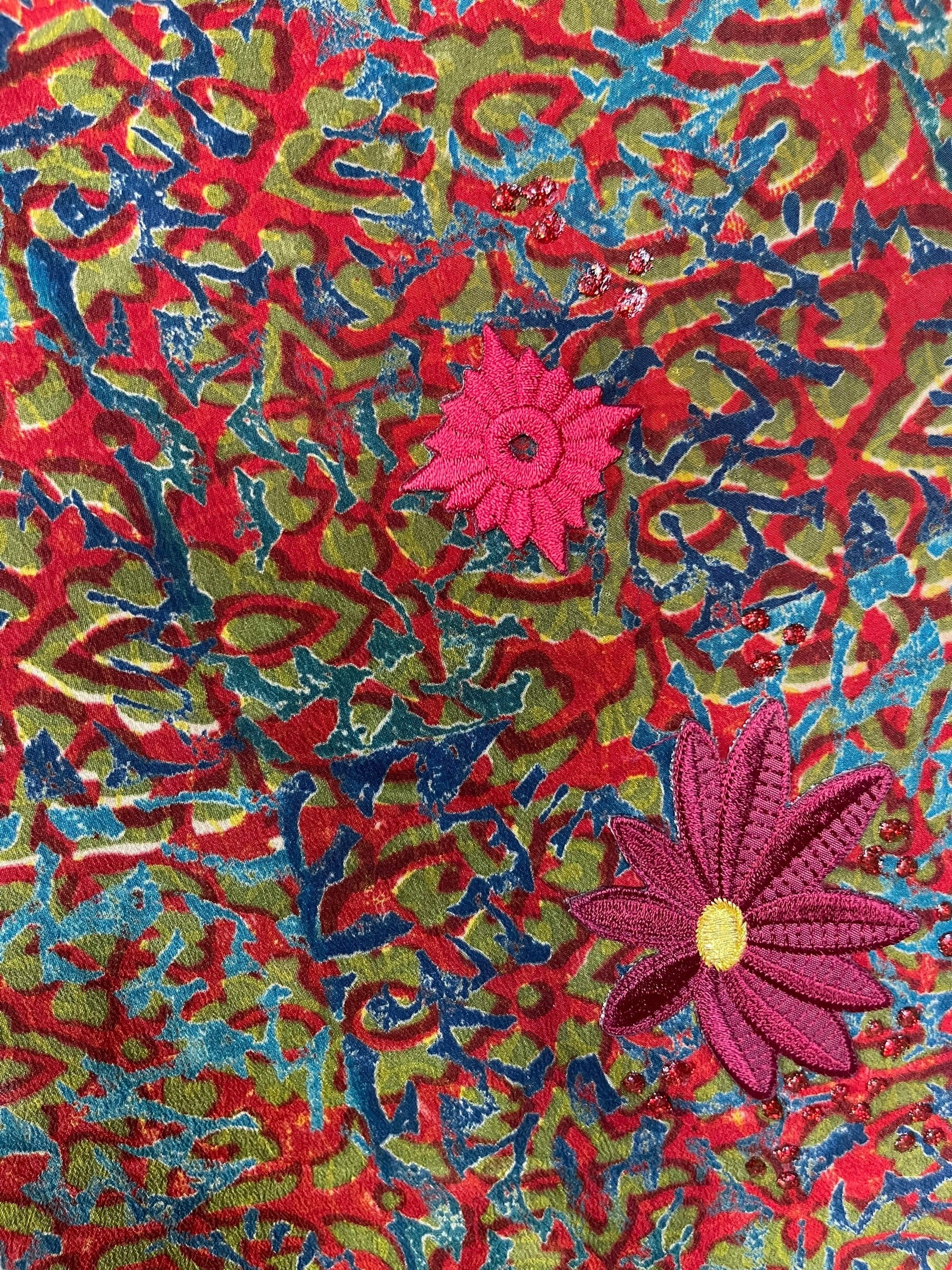 PRC6910 Avatar Pure Silk Kimono-Sleeved Jacket with Belt