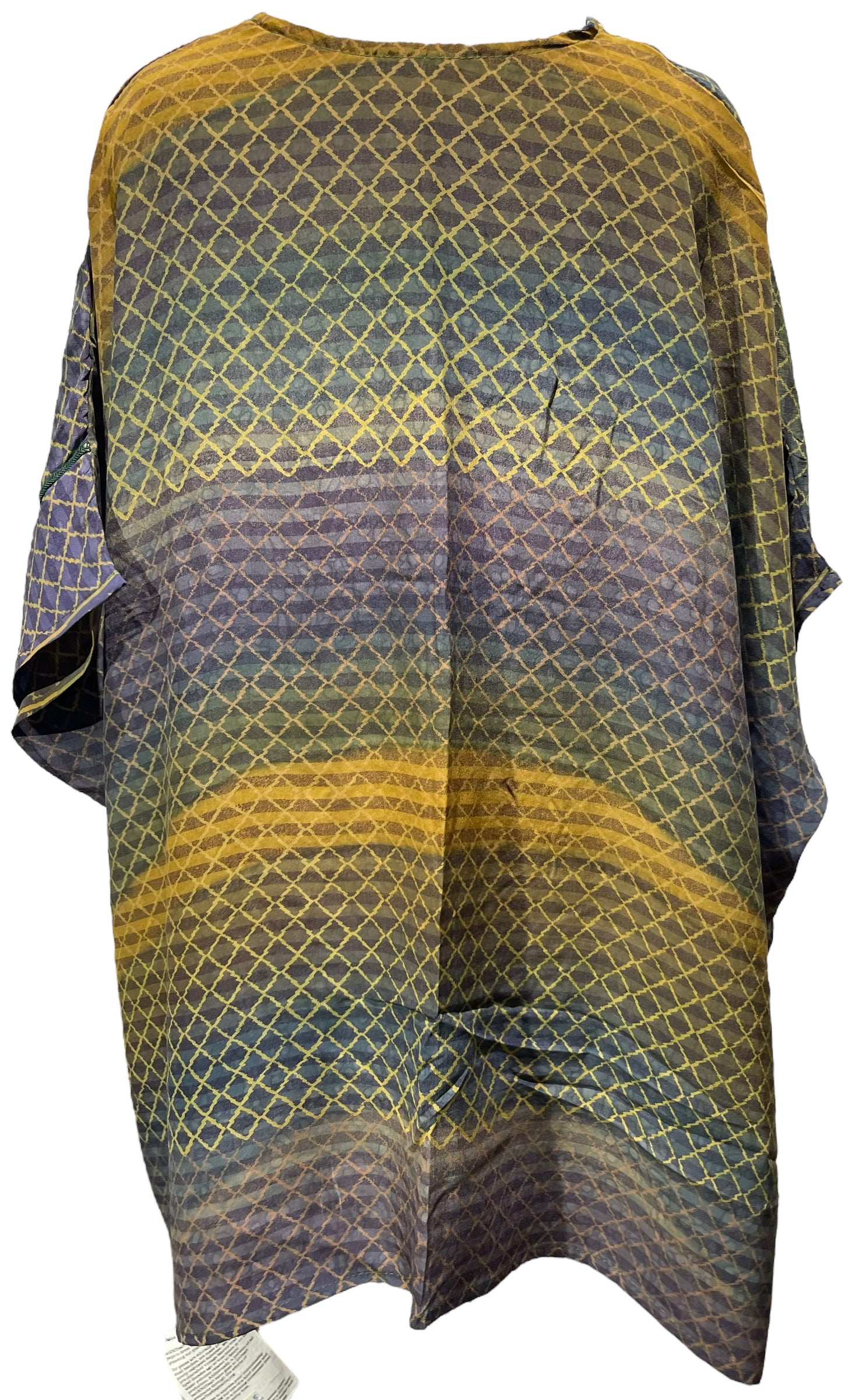 PRC5025 Avatar Pure Silk Short Kaftan Tunic