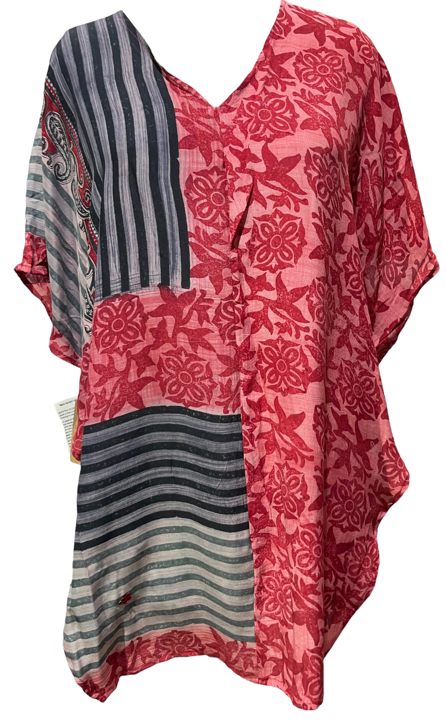 PRC5171  Wabi Sabi Pure Silk Waterfall Top