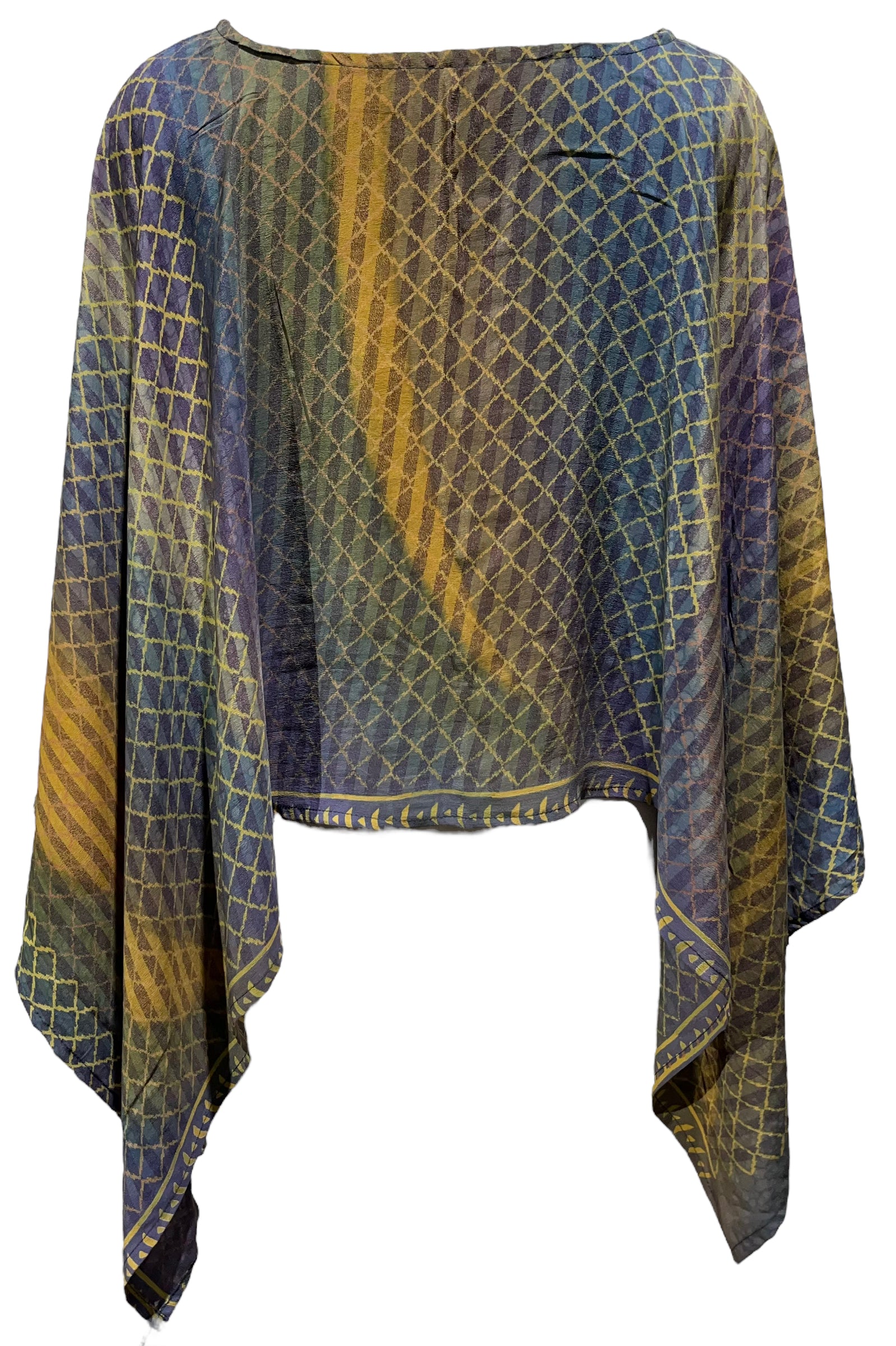 PRC5025  Avatar Pure Silk Capelet Poncho