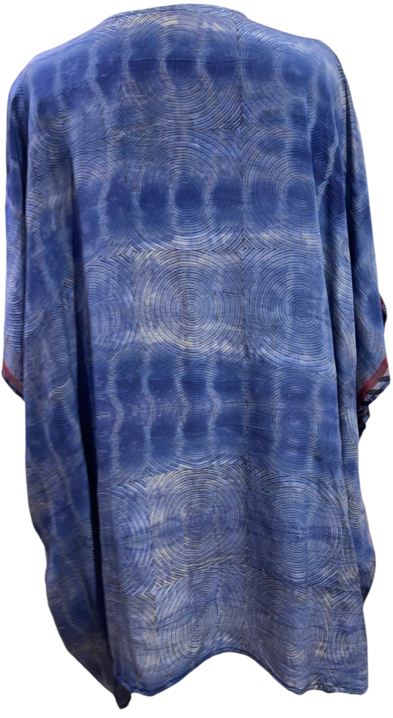 PRC5639 Wabi Sabi Pure Silk Short Kaftan Tunic