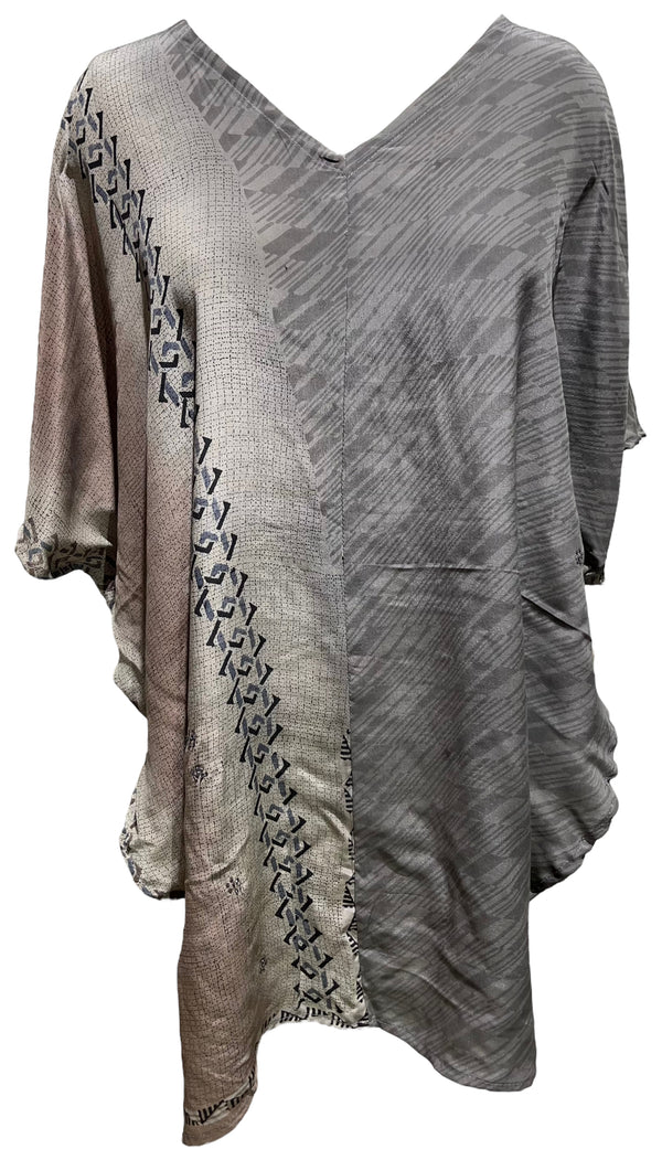 PRC3825 Avatar Pure Silk Waterfall Top