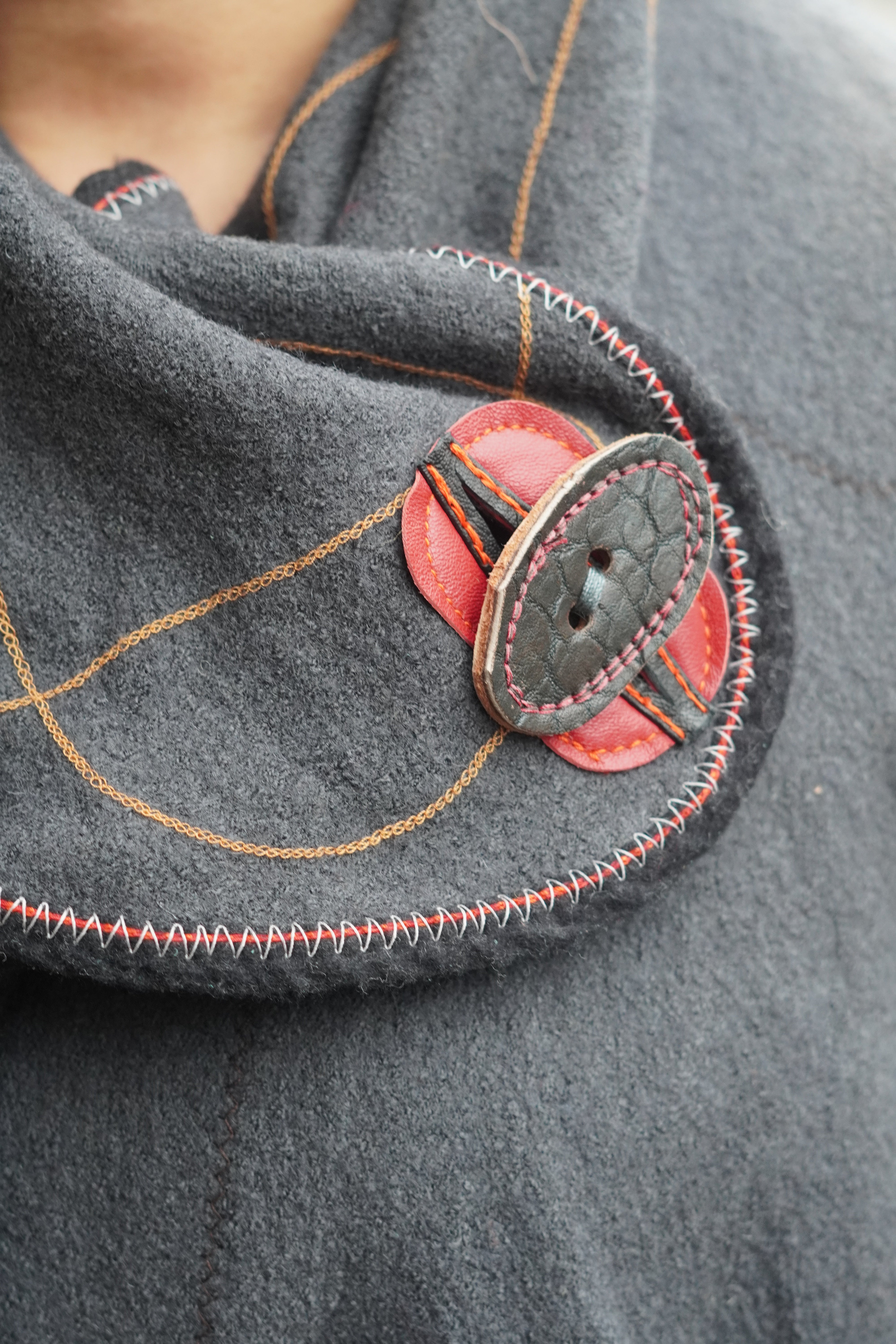 Lightweight Grey Boiled Wool Jacket by Pepin Designs