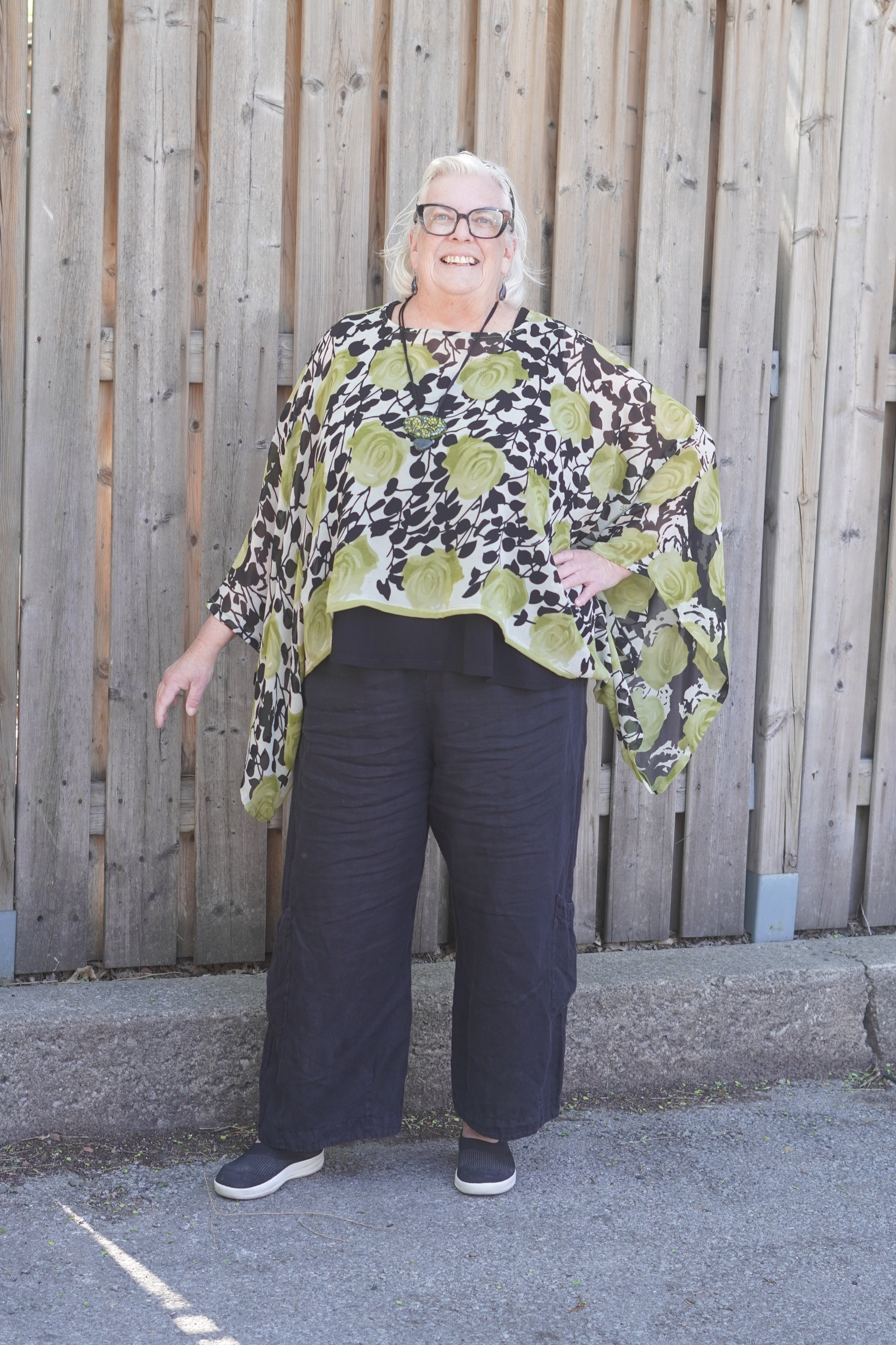 Releases Sunday at 8pm EST PRG9030 Sheer Avatar Pure Silk Kimono-Sleeved Top