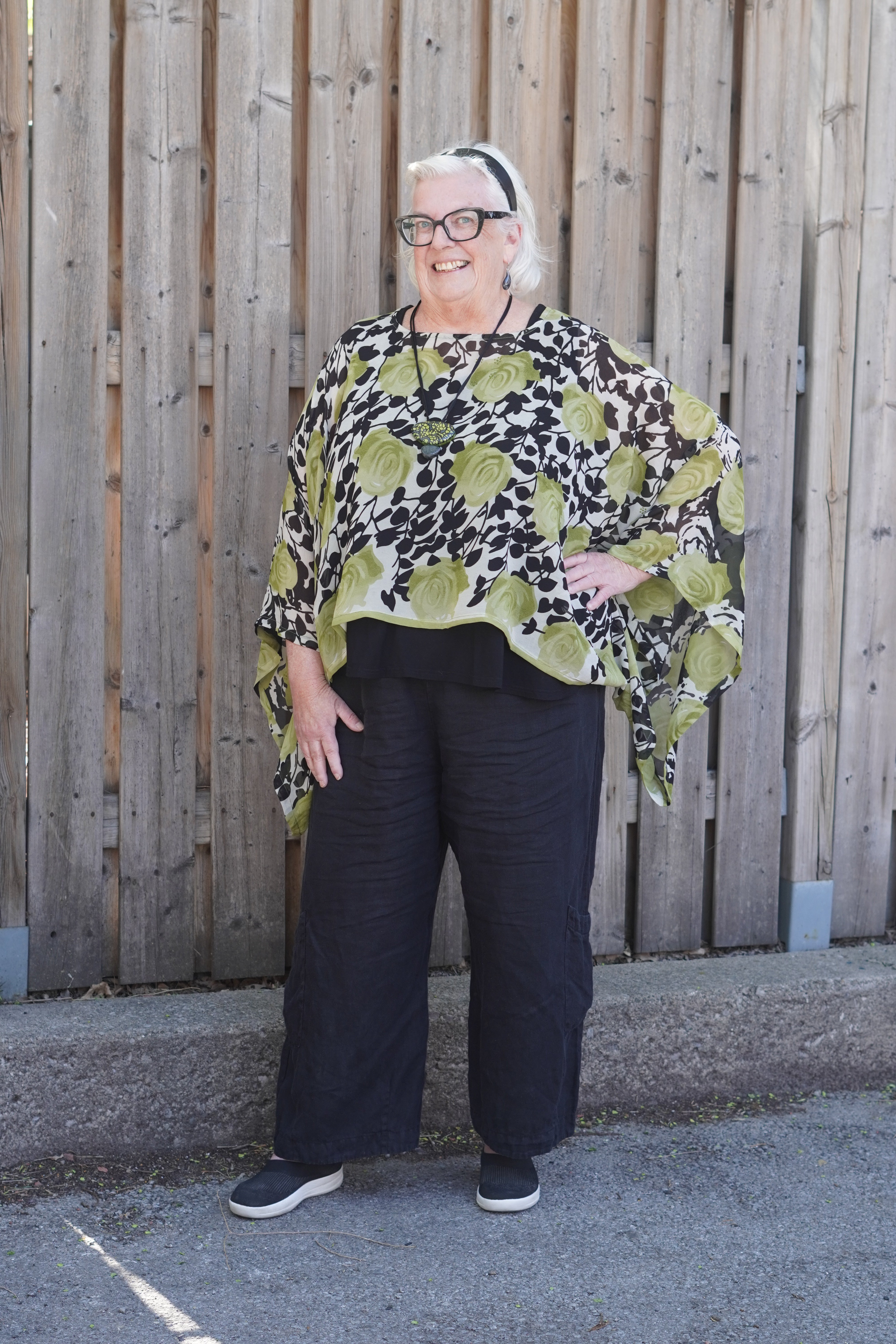 Releases Sunday at 8pm EST PRG9030 Sheer Avatar Pure Silk Kimono-Sleeved Top