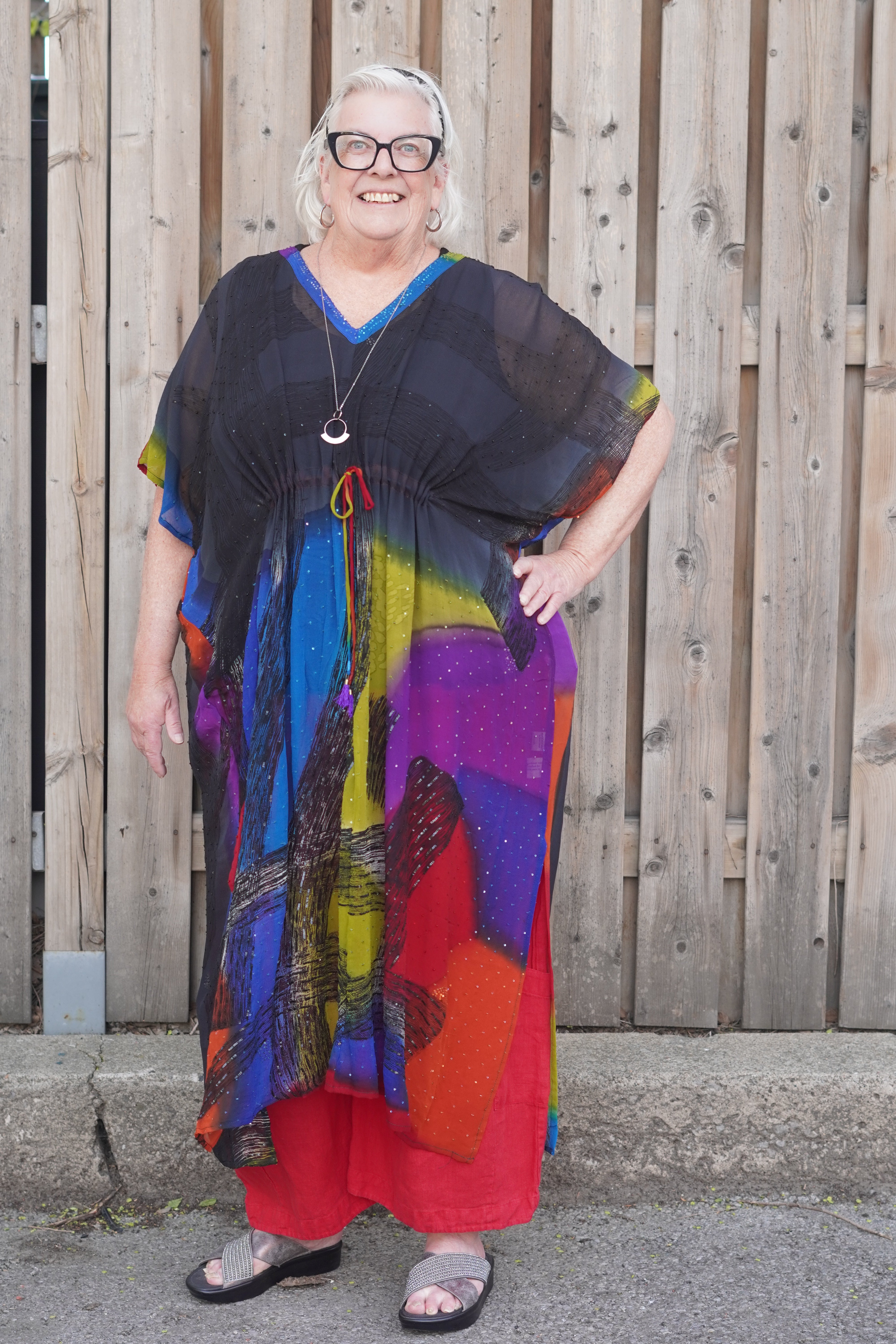Releases Sunday at 8pm EST PRG8861 Sheer Avatar Pure Silk Maxi Kaftan