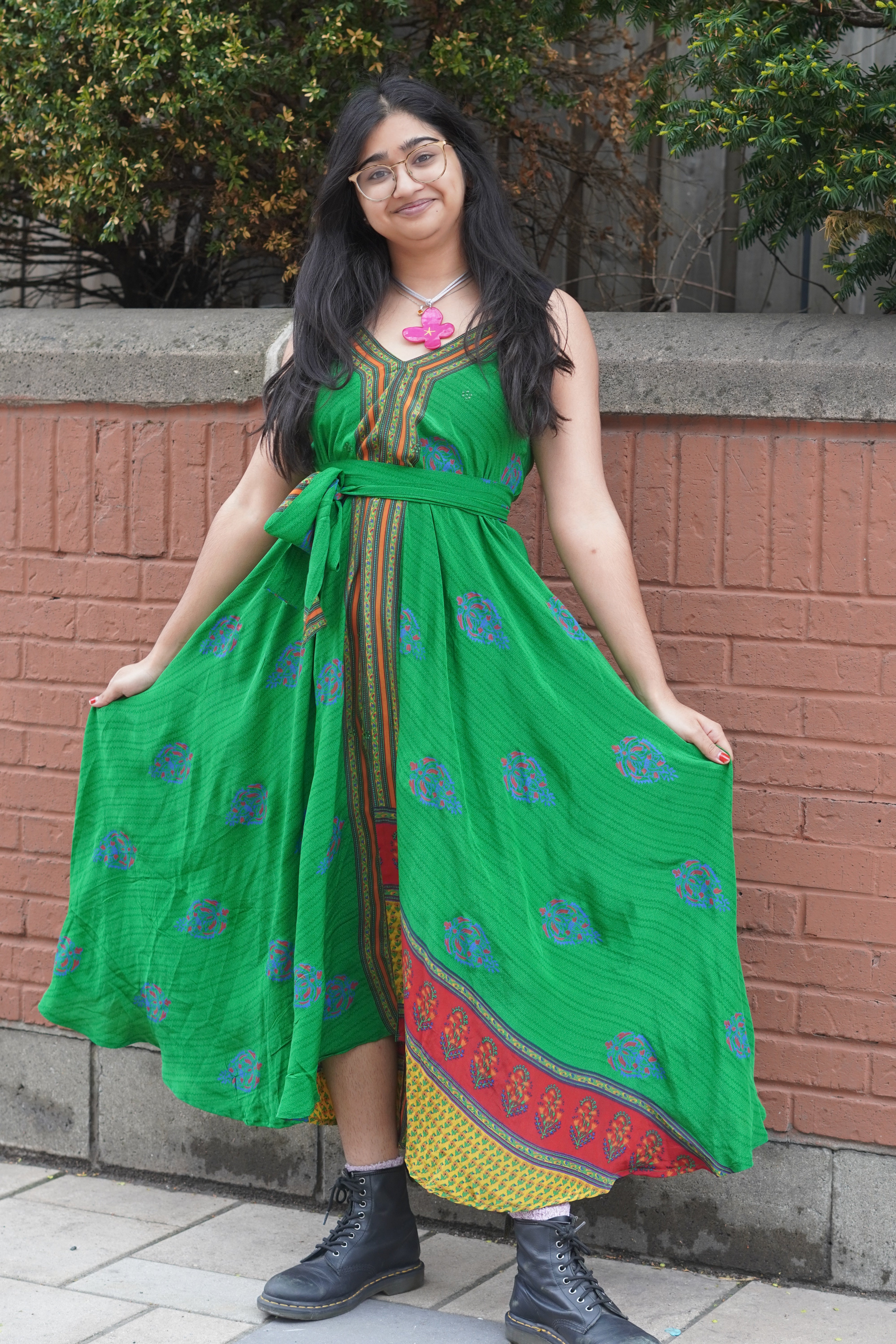 Releases Sunday at 8pm EST PRC8989 Avatar Pure Silk Maxi Dress with Belt