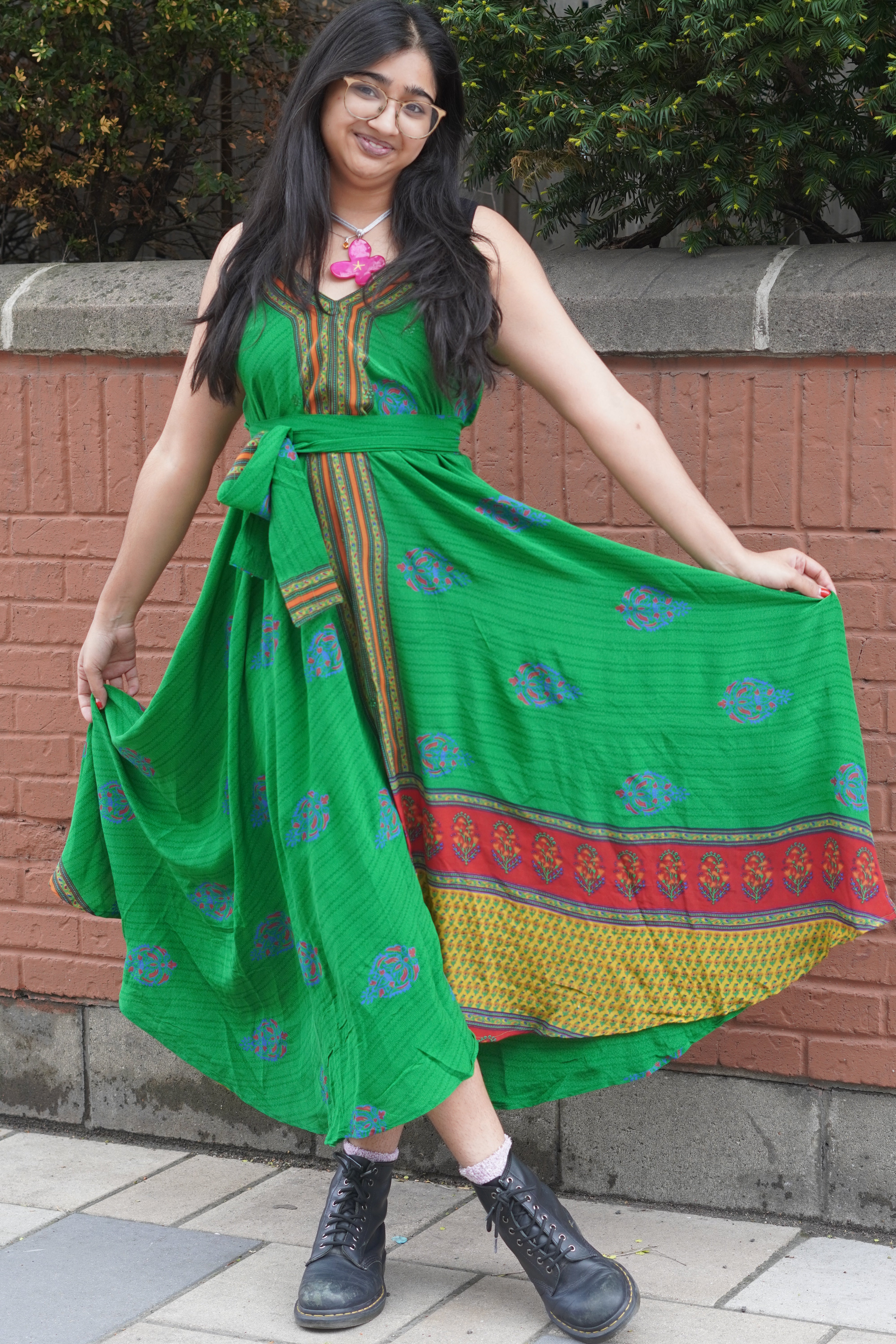 Releases Sunday at 8pm EST PRC8989 Avatar Pure Silk Maxi Dress with Belt