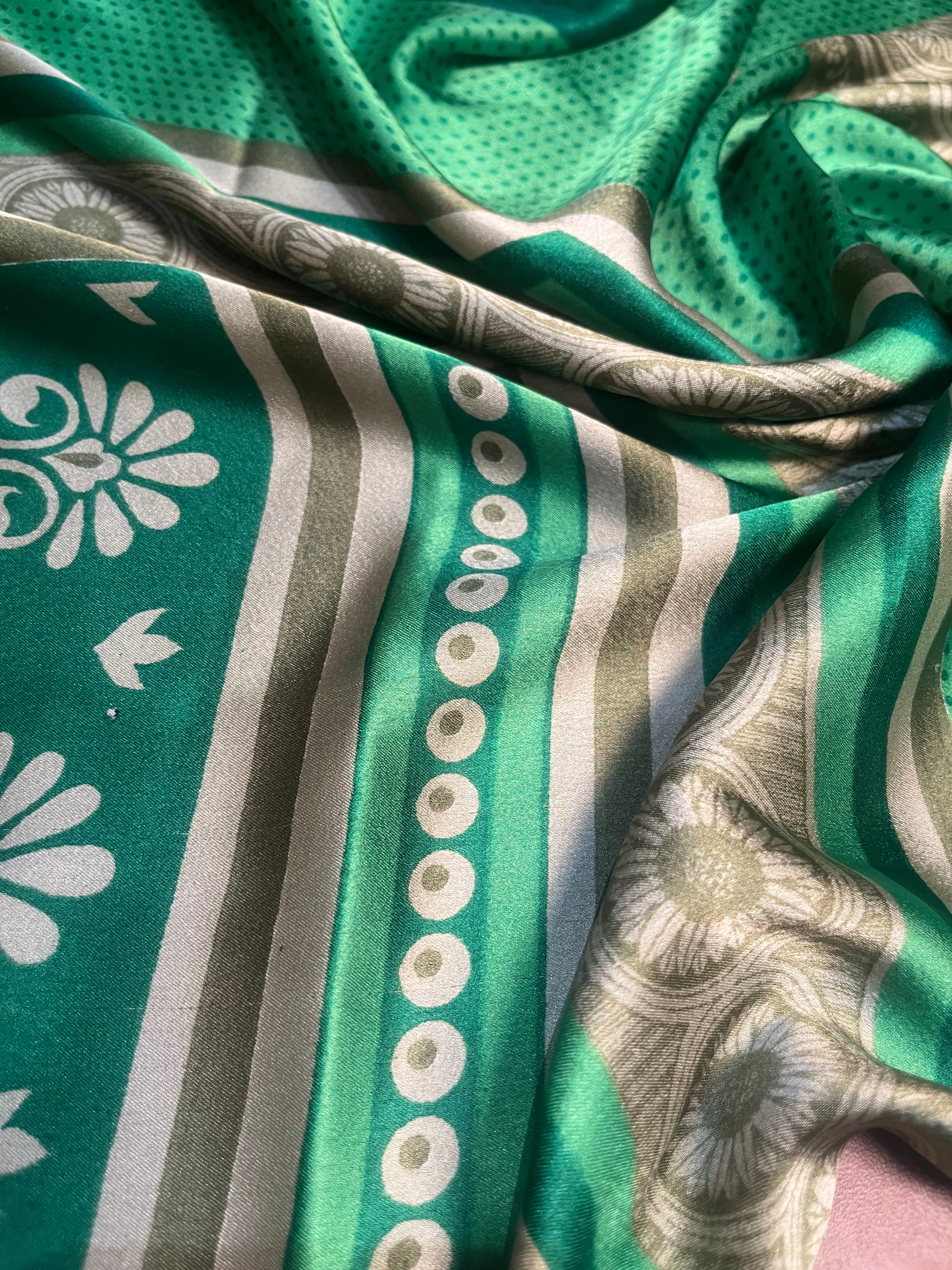 Foliage Upcycled Pure Silk Satin Pillowcase