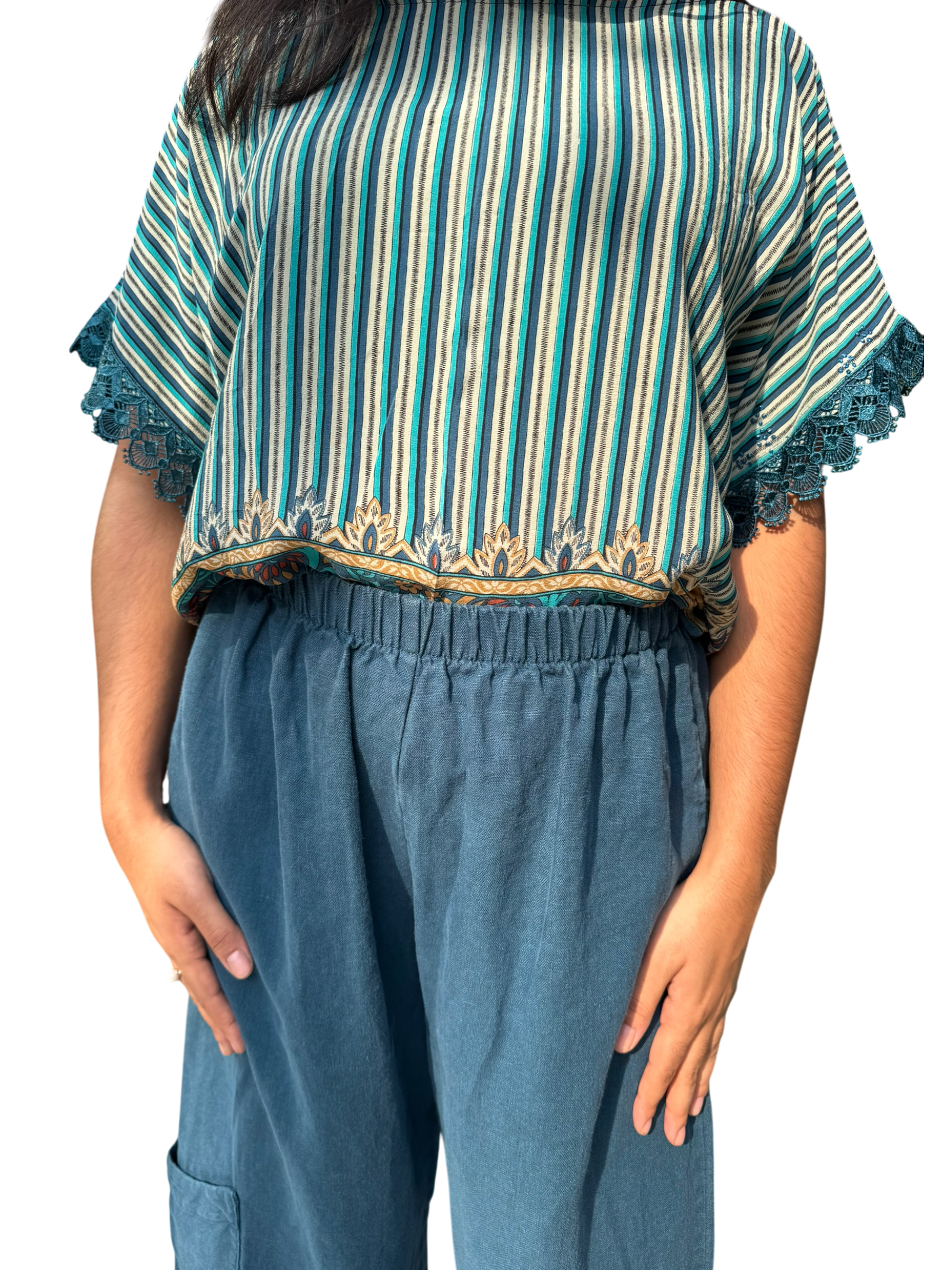 IN STOCK STARLING Fall 2026 Bryn Walker Heavy Linen Casbah Pant