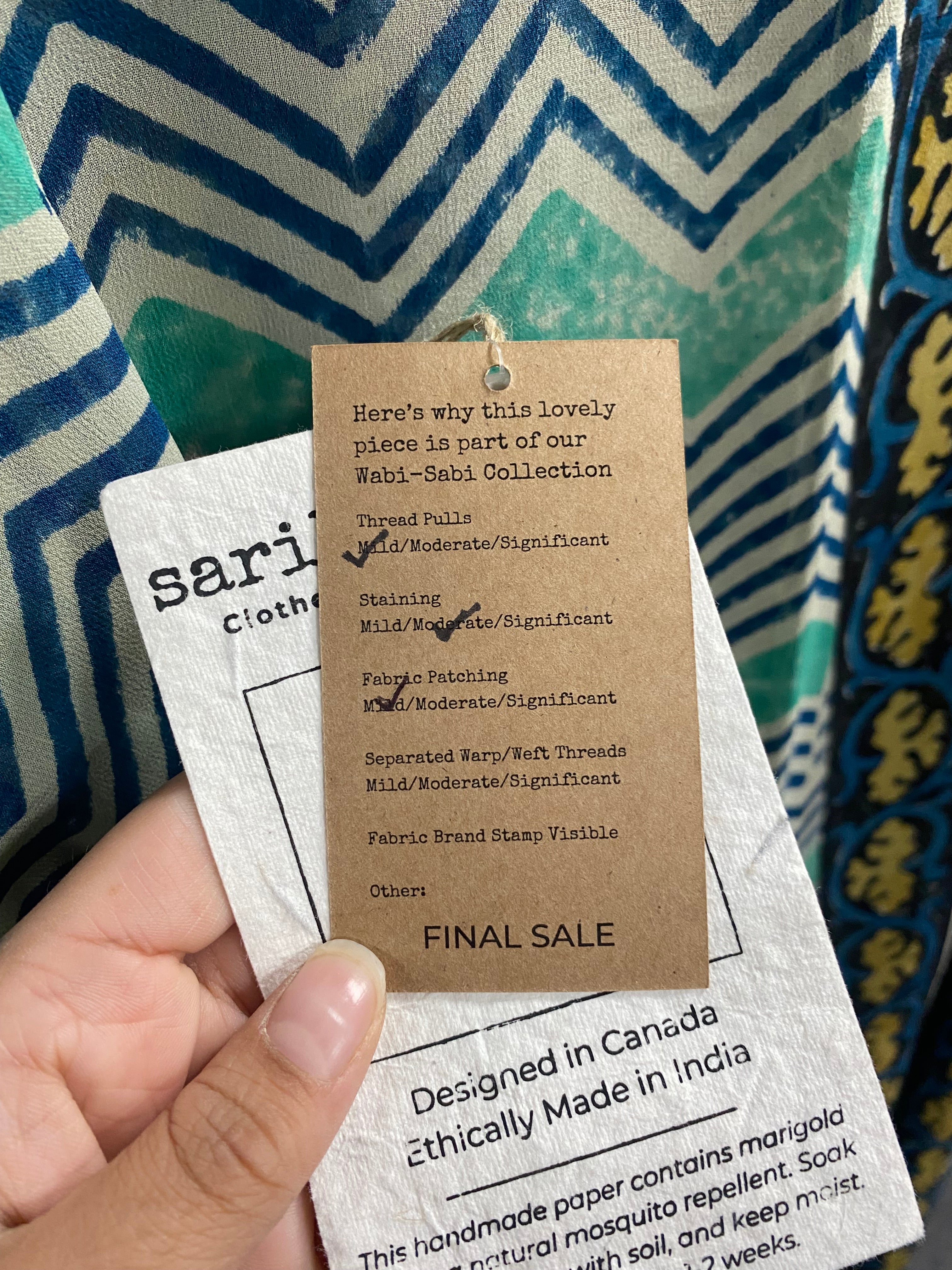 PRG6613 Sheer Wabi Sabi Pure Silk Midi Length Kaftan