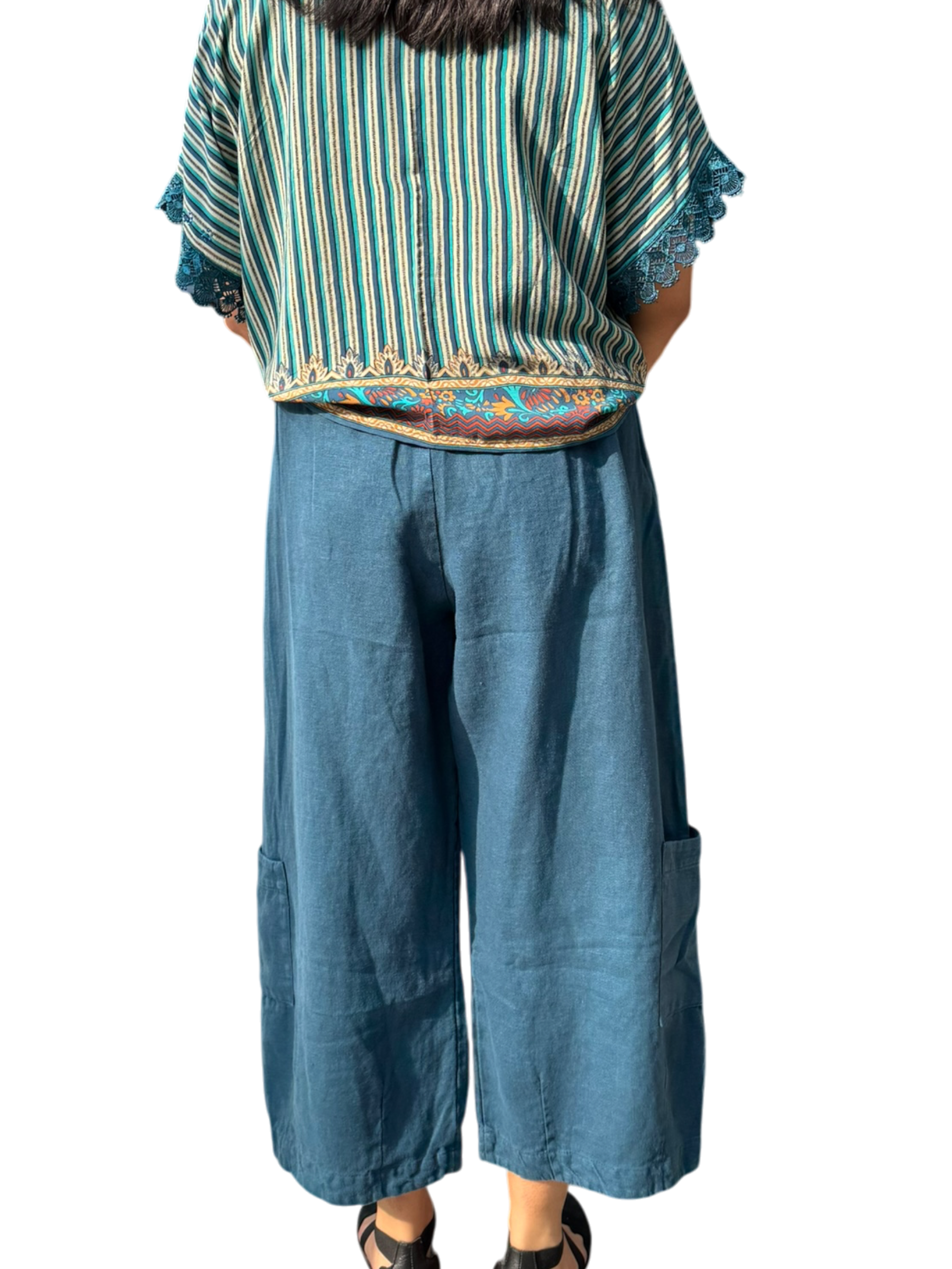 IN STOCK STARLING Fall 2026 Bryn Walker Heavy Linen Casbah Pant