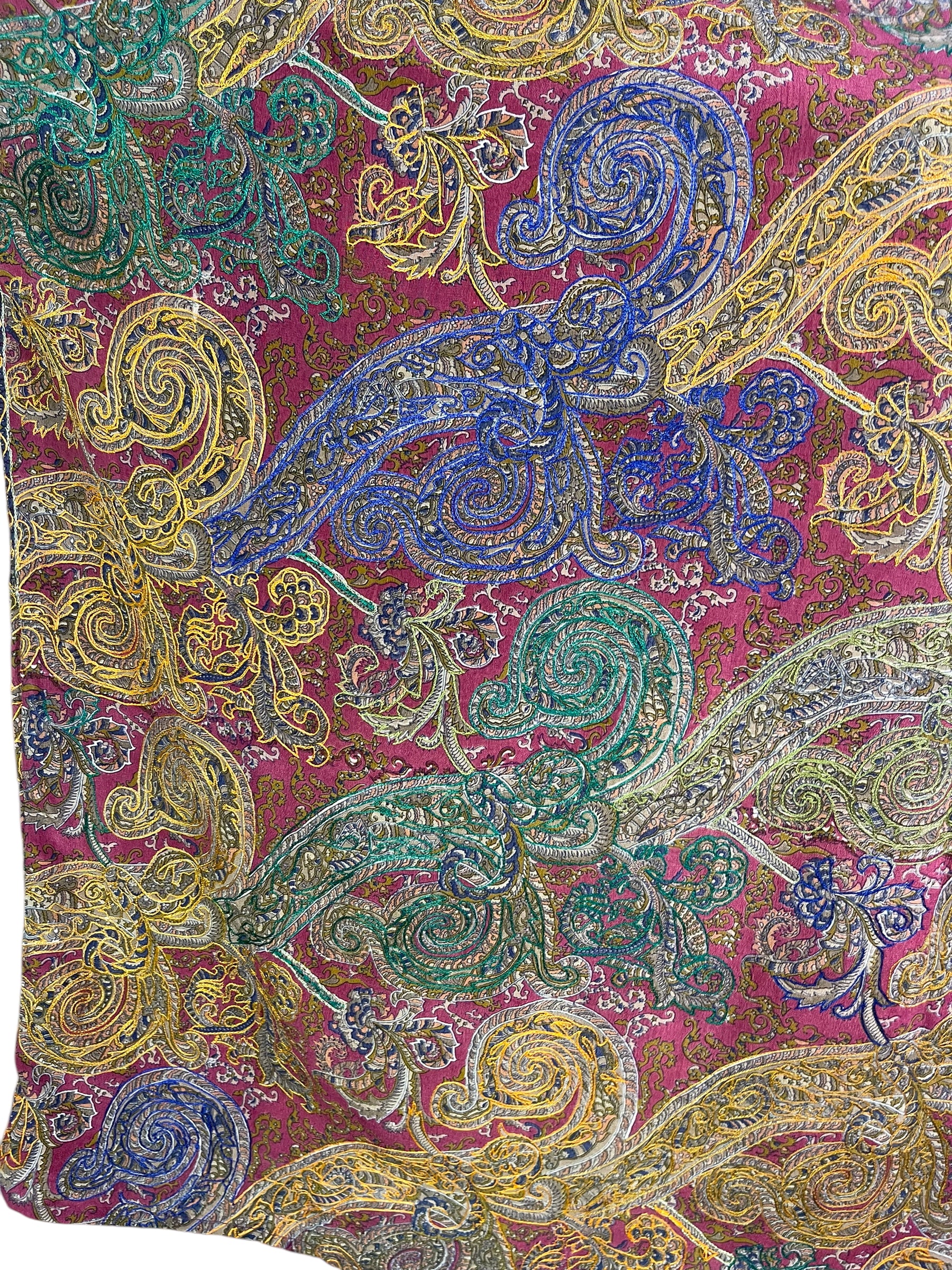 PRC6112 Avatar Pure Silk Short Kaftan Tunic without Slits