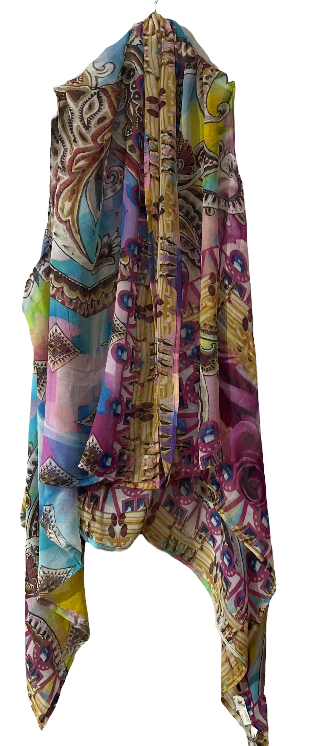 PCH4677 Sheer Pure Chiffon Silk Avatar Pure Silk Versatile Vest (