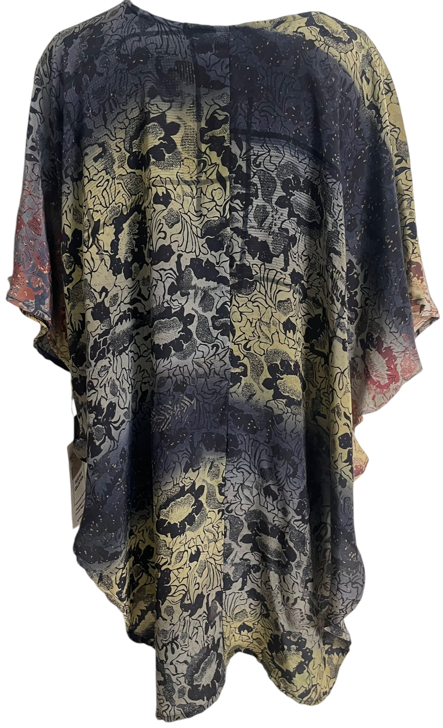 PRC5967  Wabi Sabi Pure Silk Waterfall Top