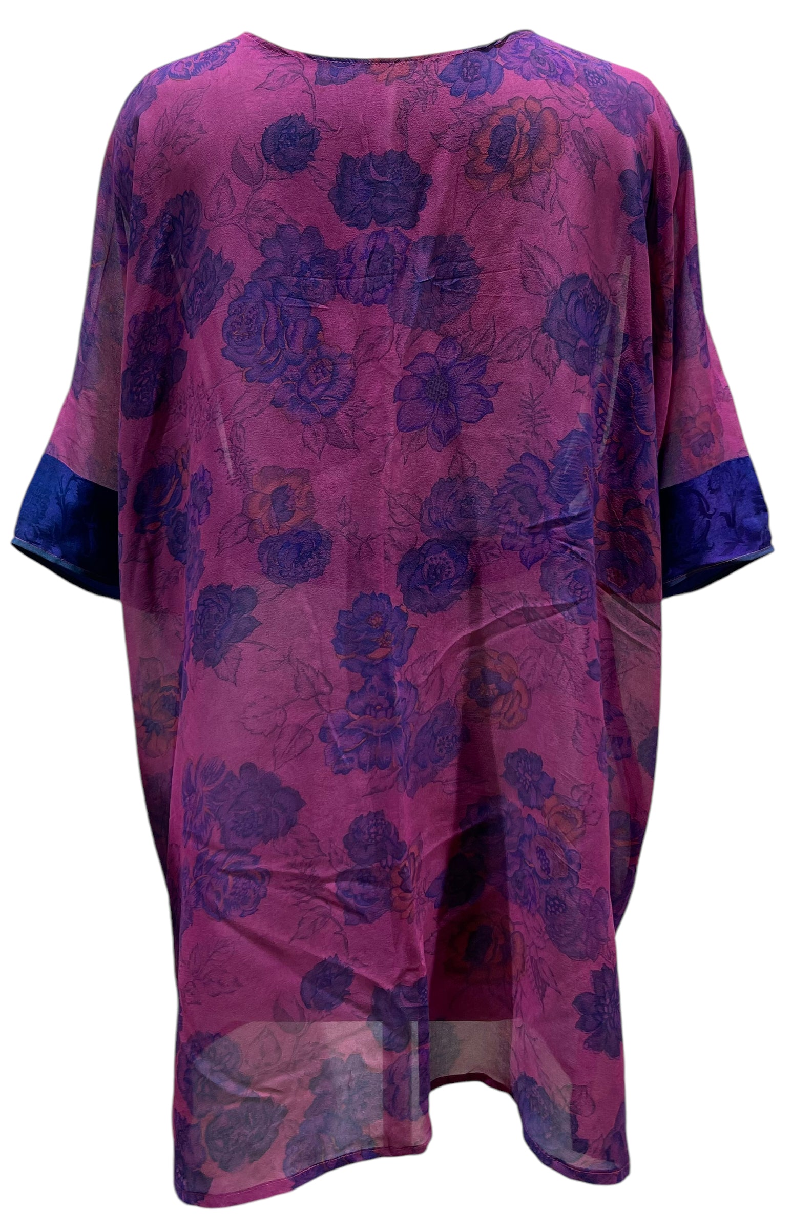 PRC5350 Avatar Pure Silk Kimono-Sleeved Jacket with Belt