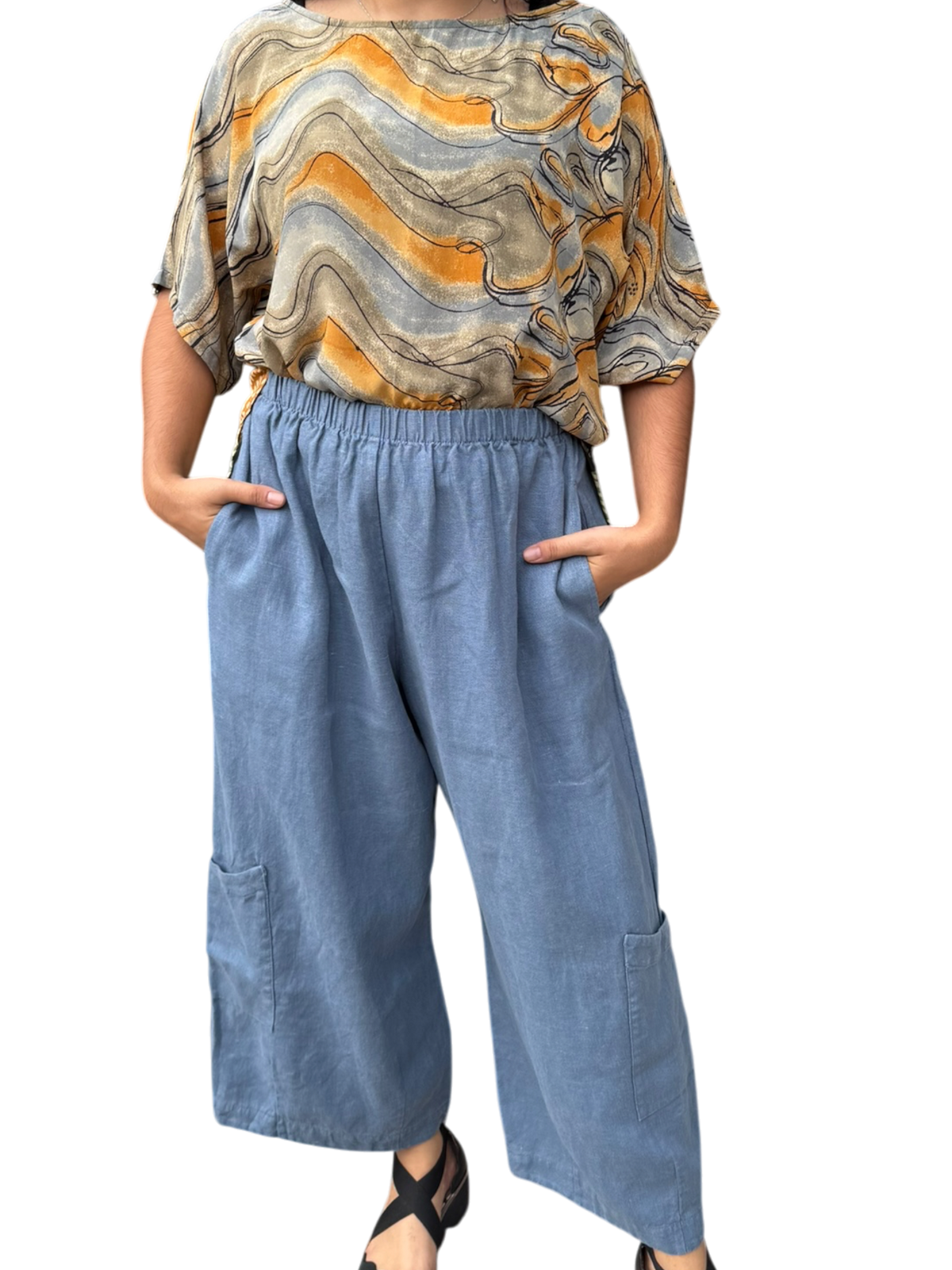 IN STOCK VITZNAU Fall 2026 Bryn Walker Heavy Linen Casbah Pant