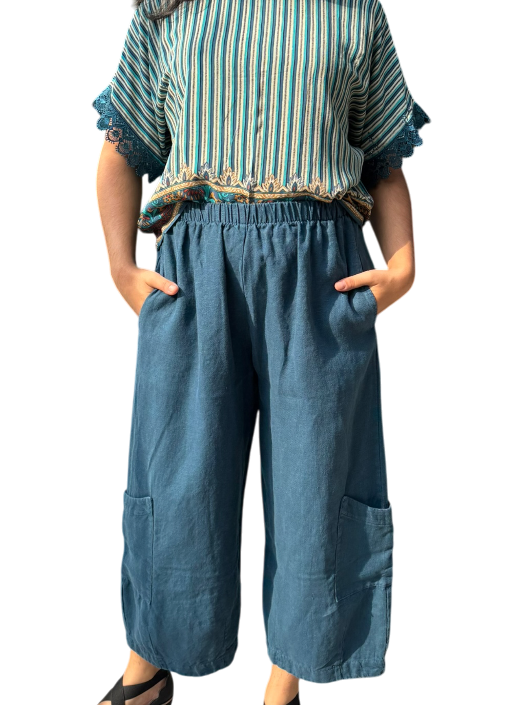 IN STOCK STARLING Fall 2026 Bryn Walker Heavy Linen Casbah Pant