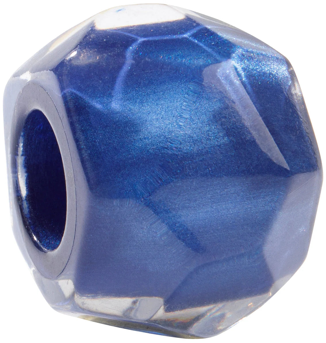 Blue Hexagon Musee Bliss Bead
