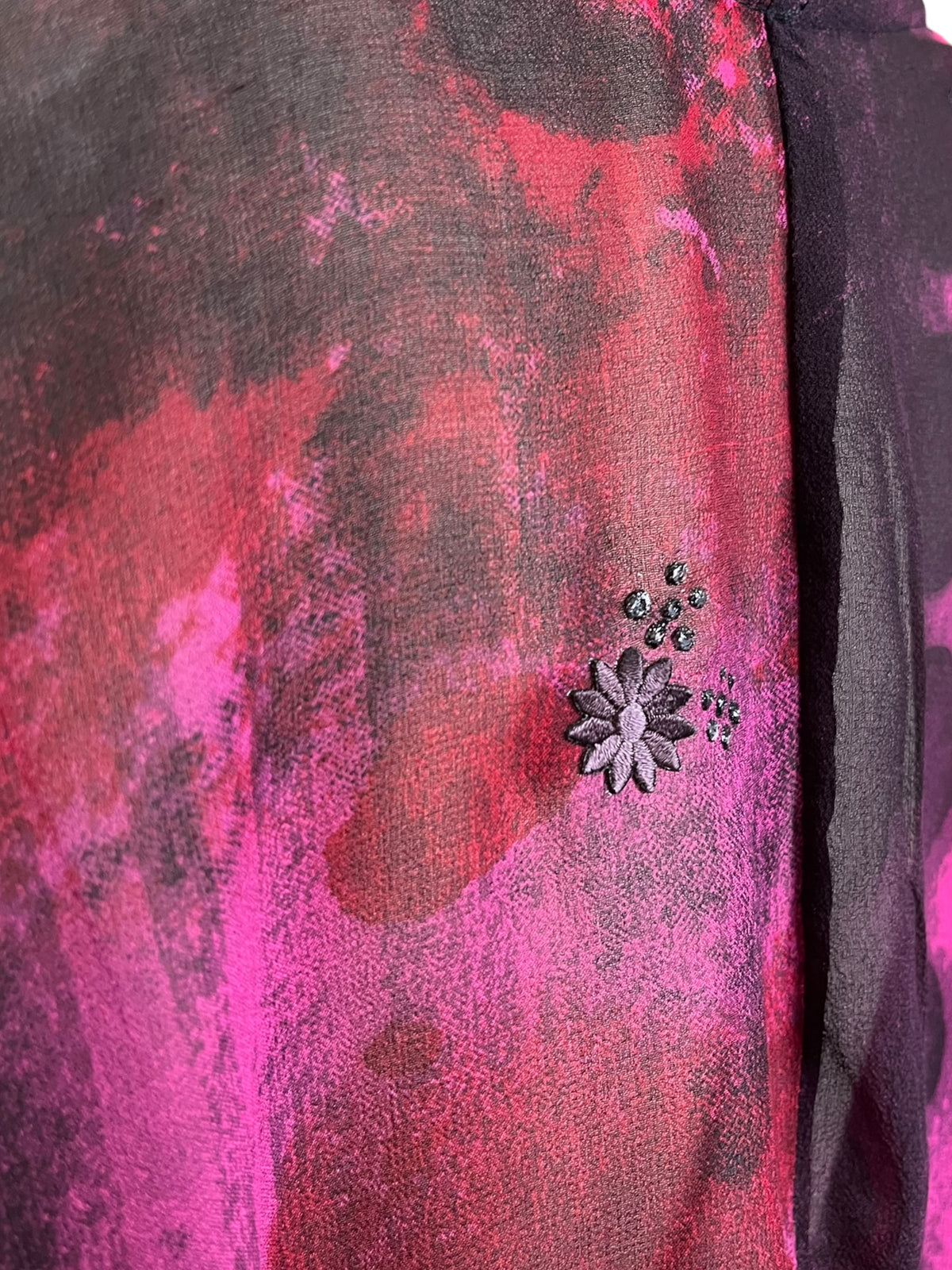 Releases Sunday at 8pm EST  PRG9208 Sheer Avatar Pure Silk Waterfall Top