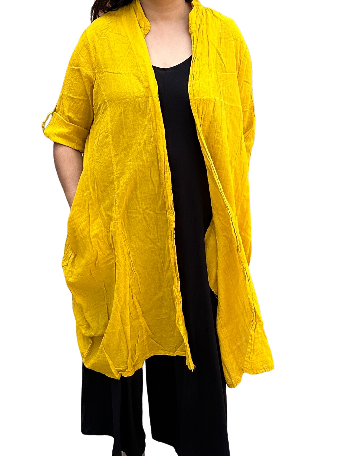 Sunflower Cotton Voile Cardigan