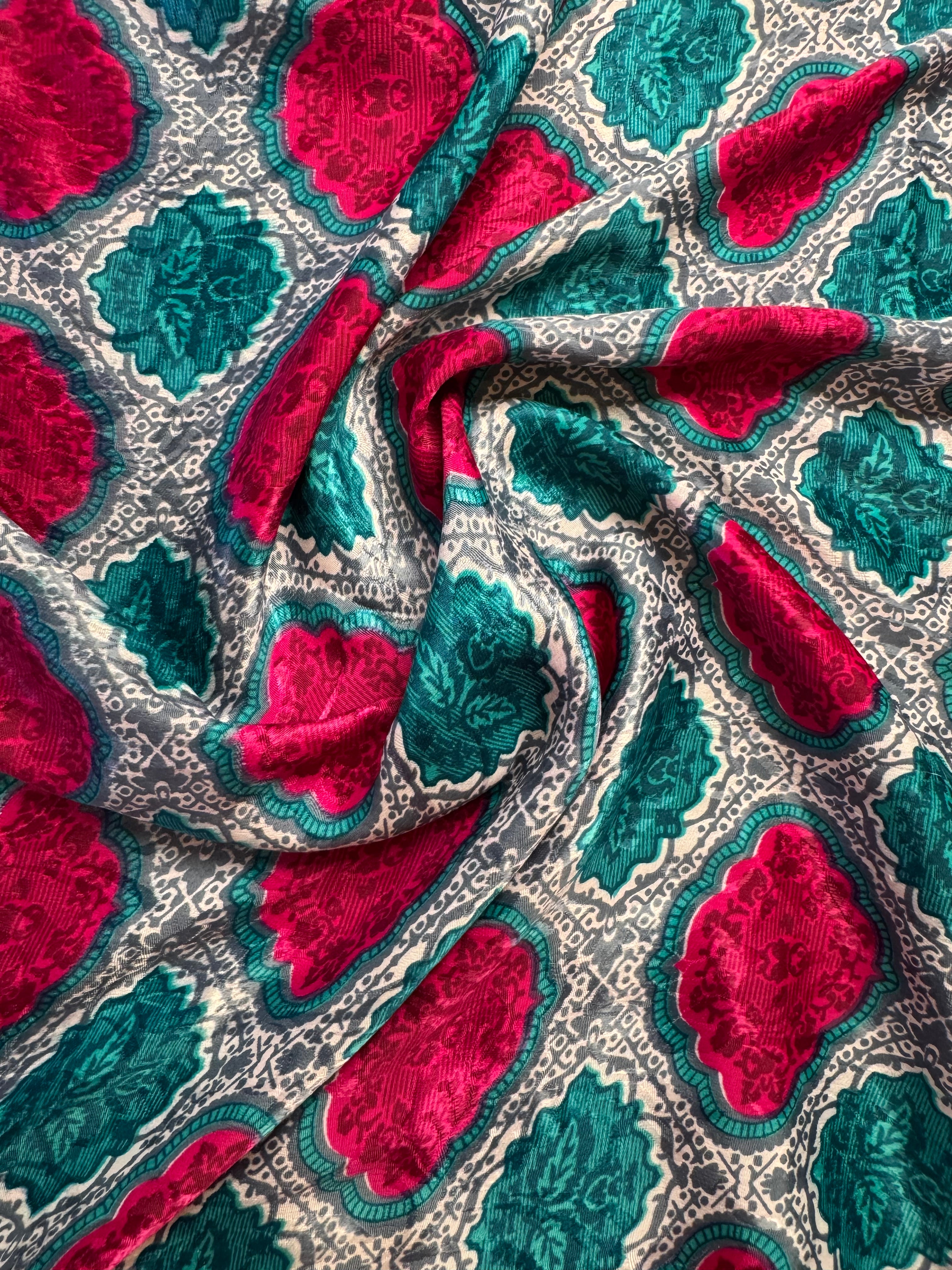 Sea Coast Upcycled Pure Silk Satin Pillowcase