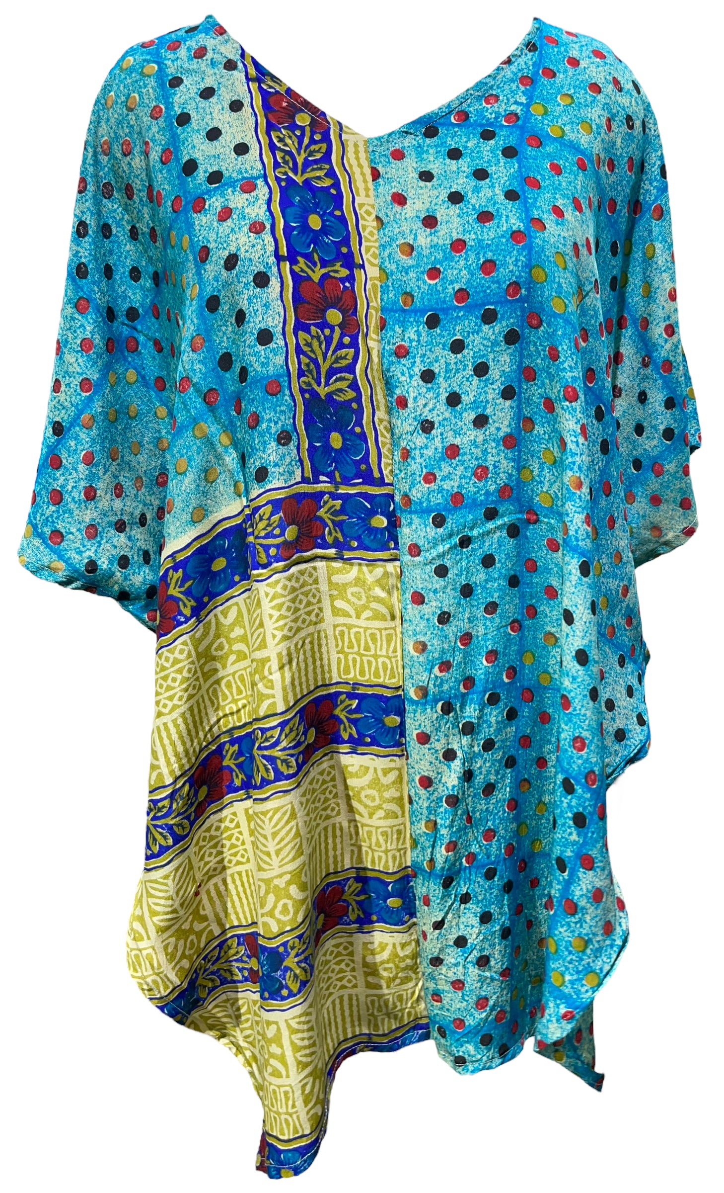 PRC5176 Wabi Sabi Pure Silk Waterfall Top